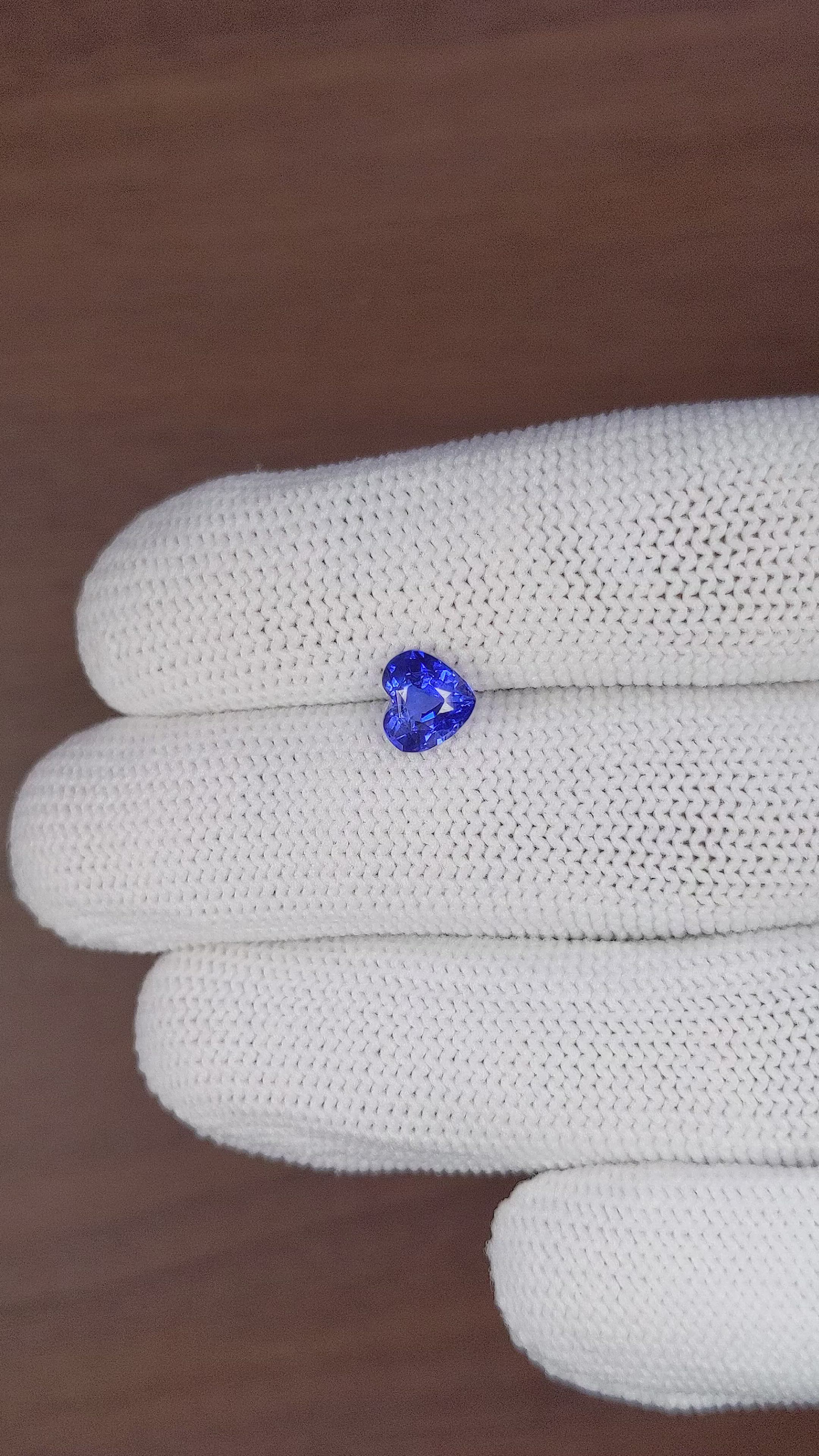 1.41 Ct. Blue Sapphire from Tanzania Size Video