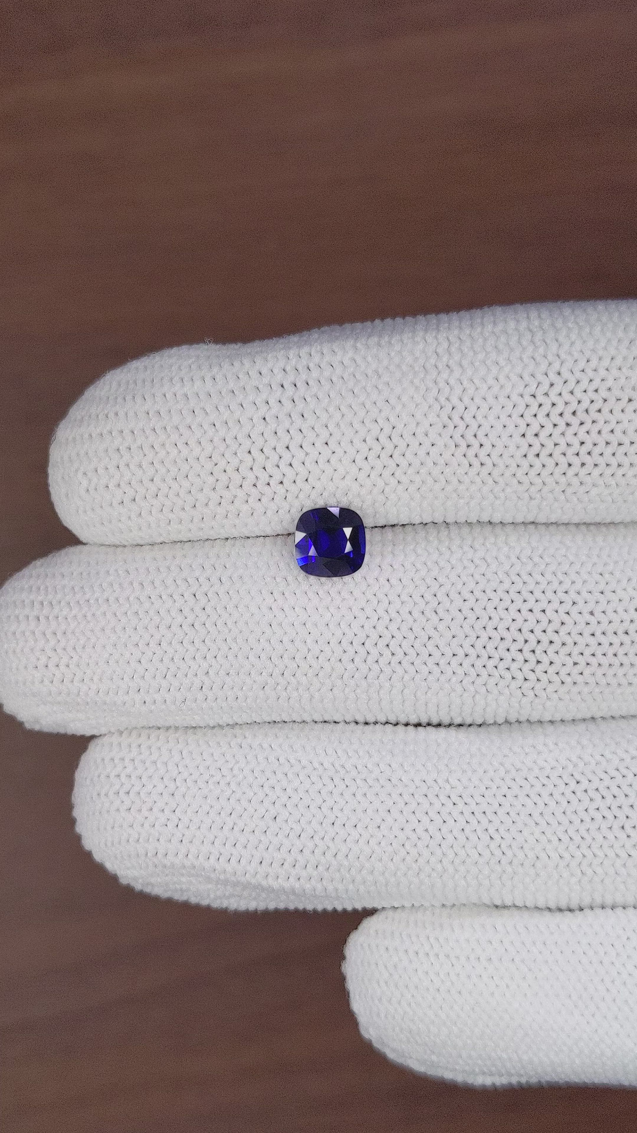 1.19 Ct. Blue Sapphire from Tanzania Size Video