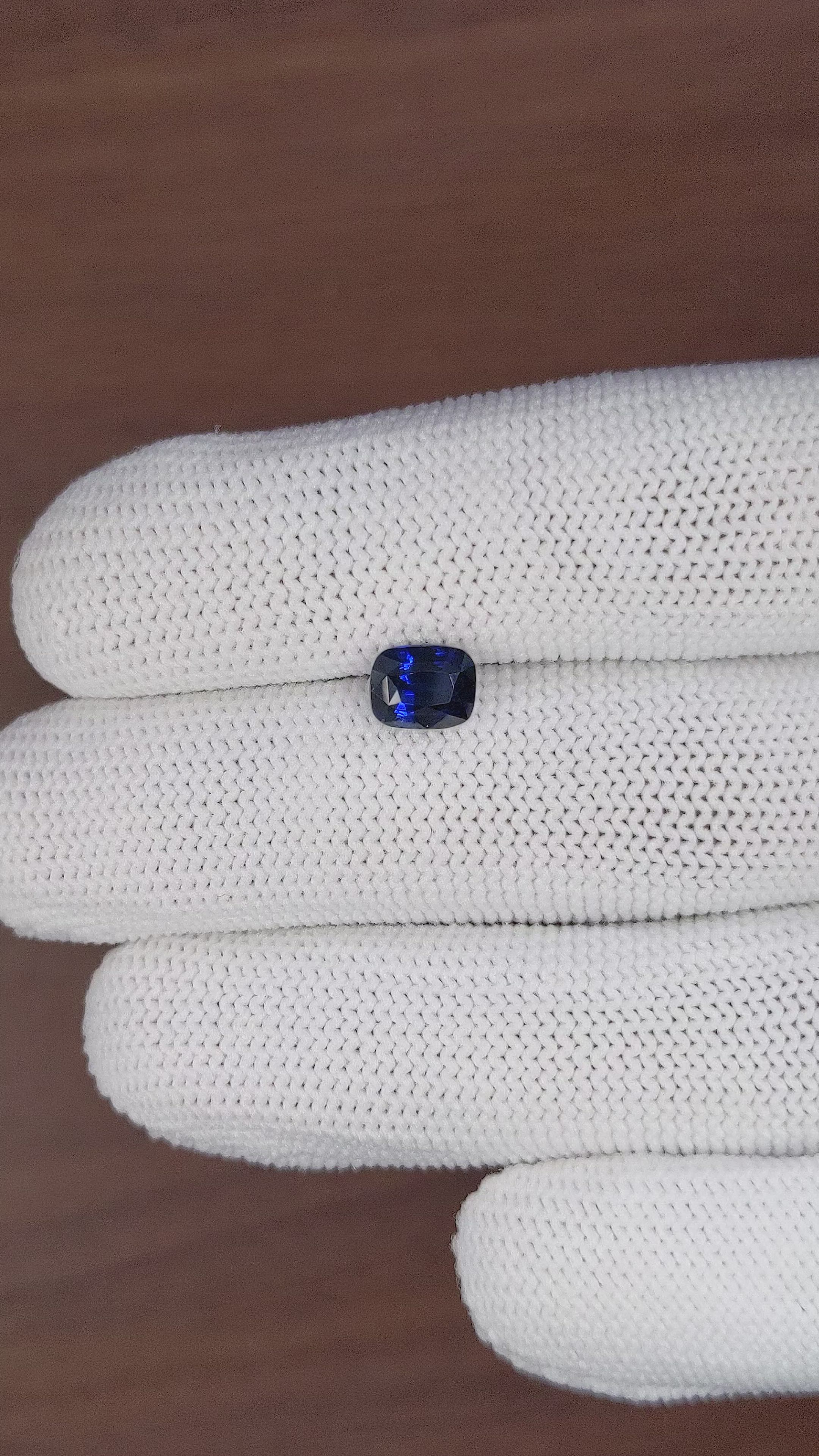 1.71 Ct. Blue Sapphire from Tanzania Size Video