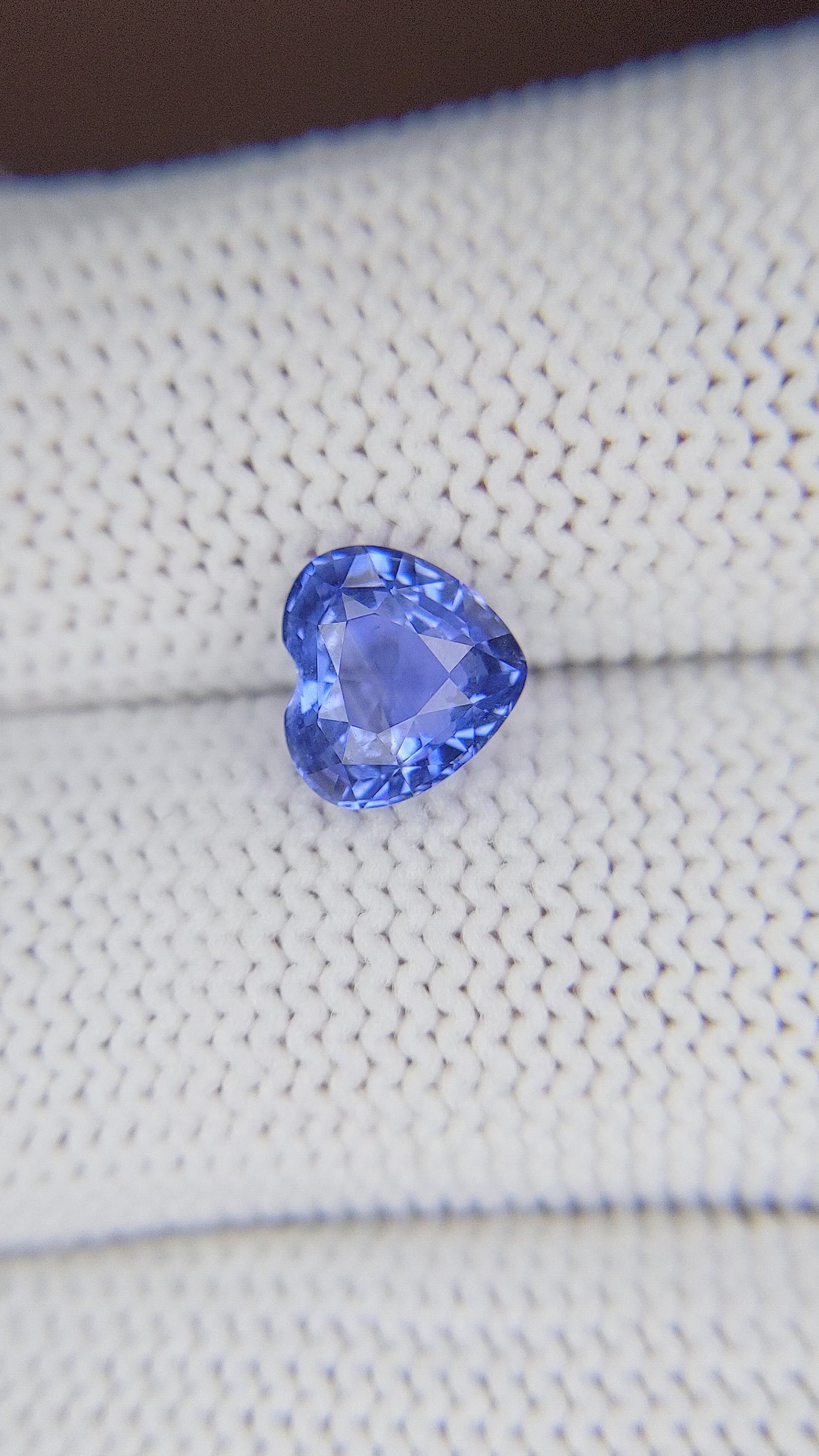 2.19 Ct. Blue Sapphire from Tanzania Size Video
