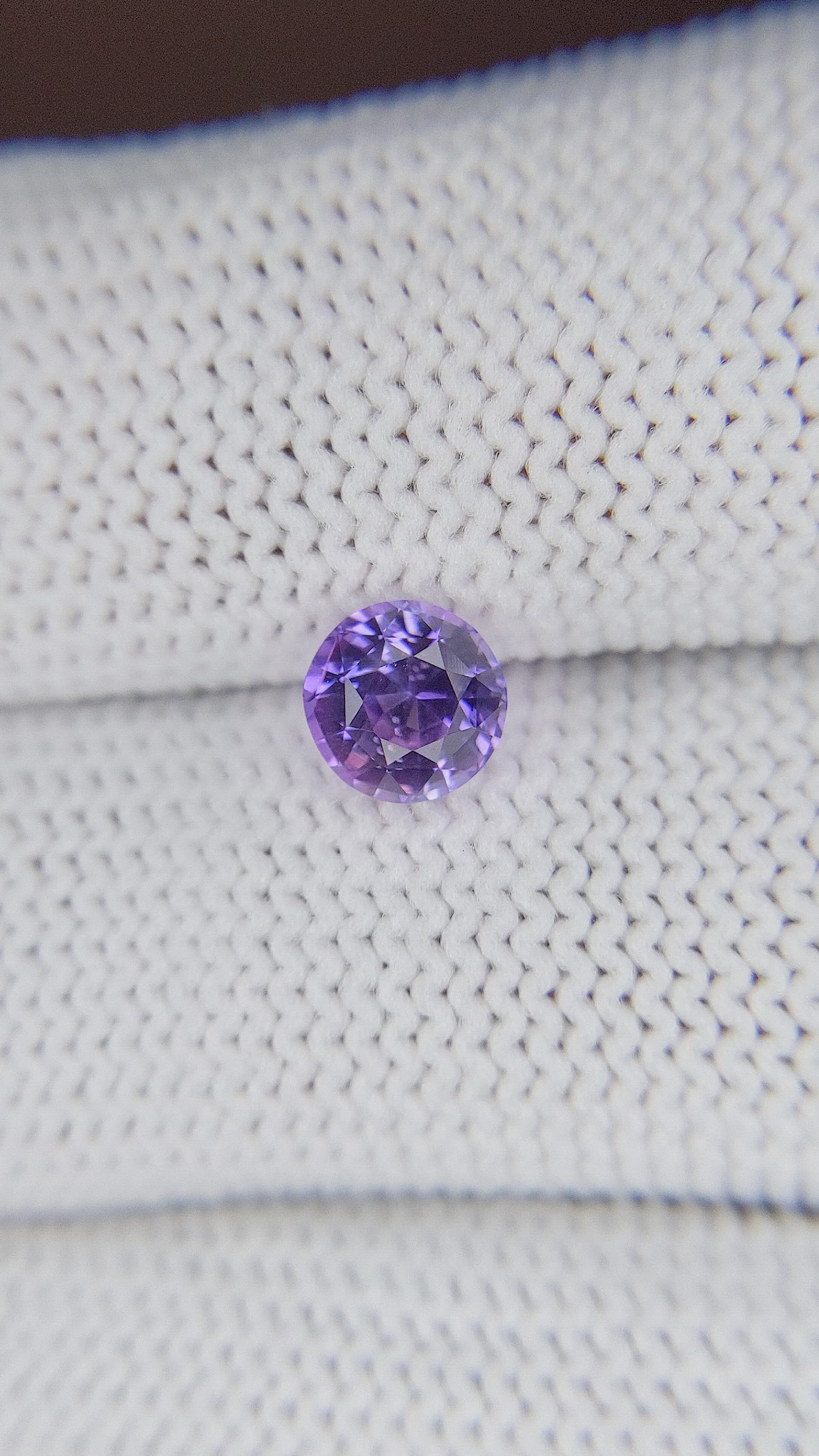 1.24 Ct. Purple Sapphire from Tanzania Size Video