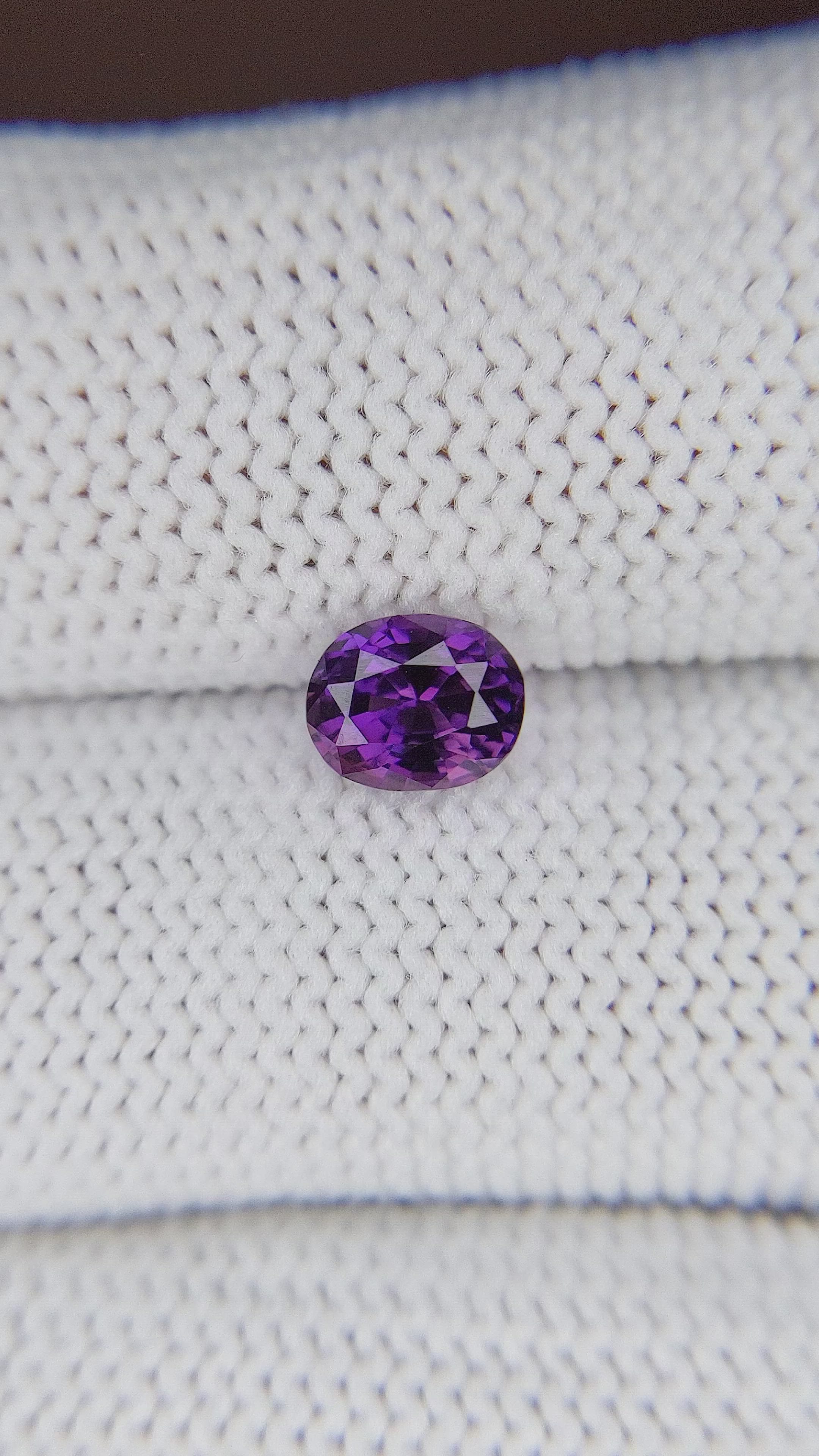 1.17 Ct. Purple Sapphire from Tanzania Size Video