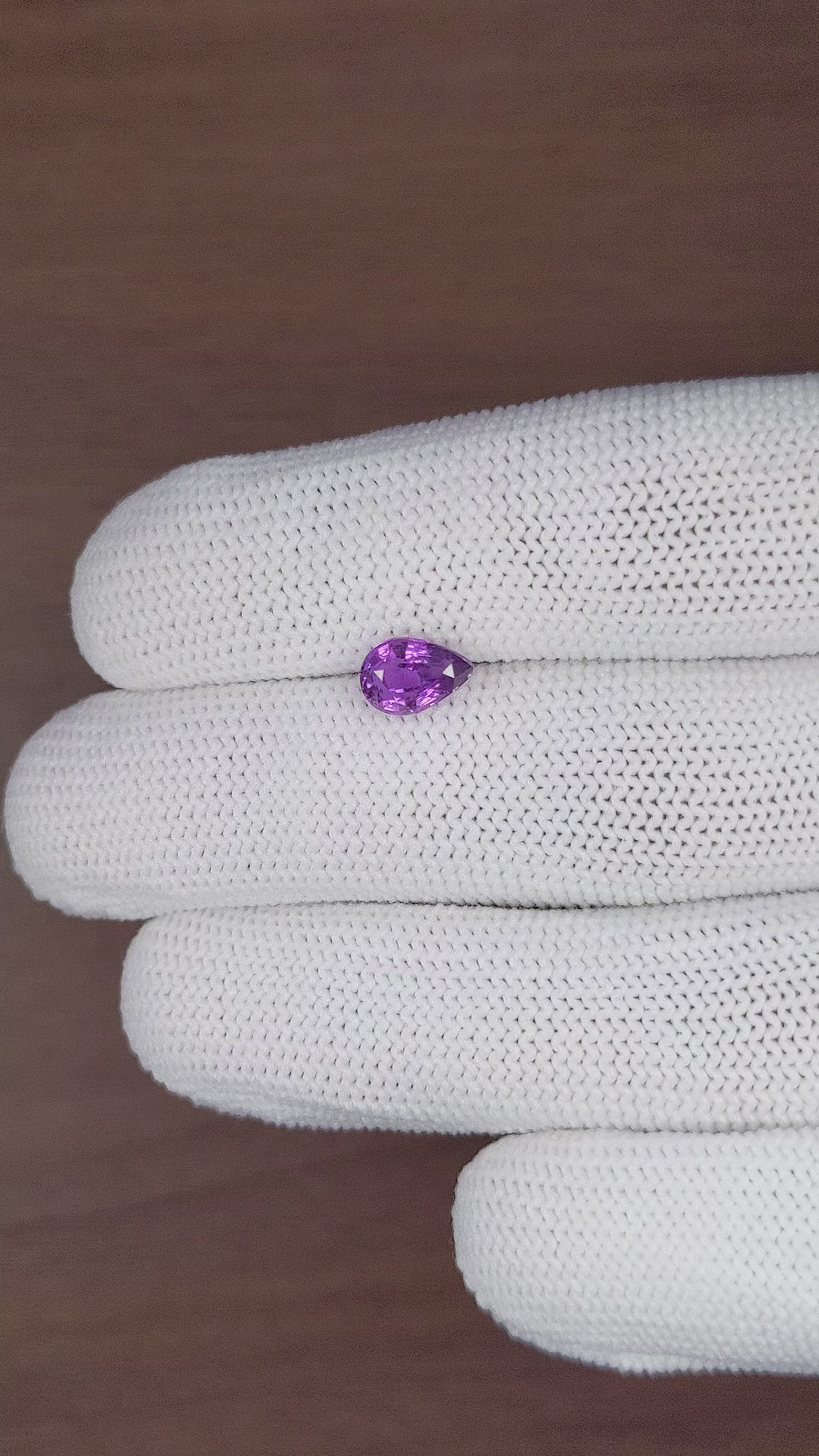 1.51 Ct. Purple Sapphire from Tanzania Size Video