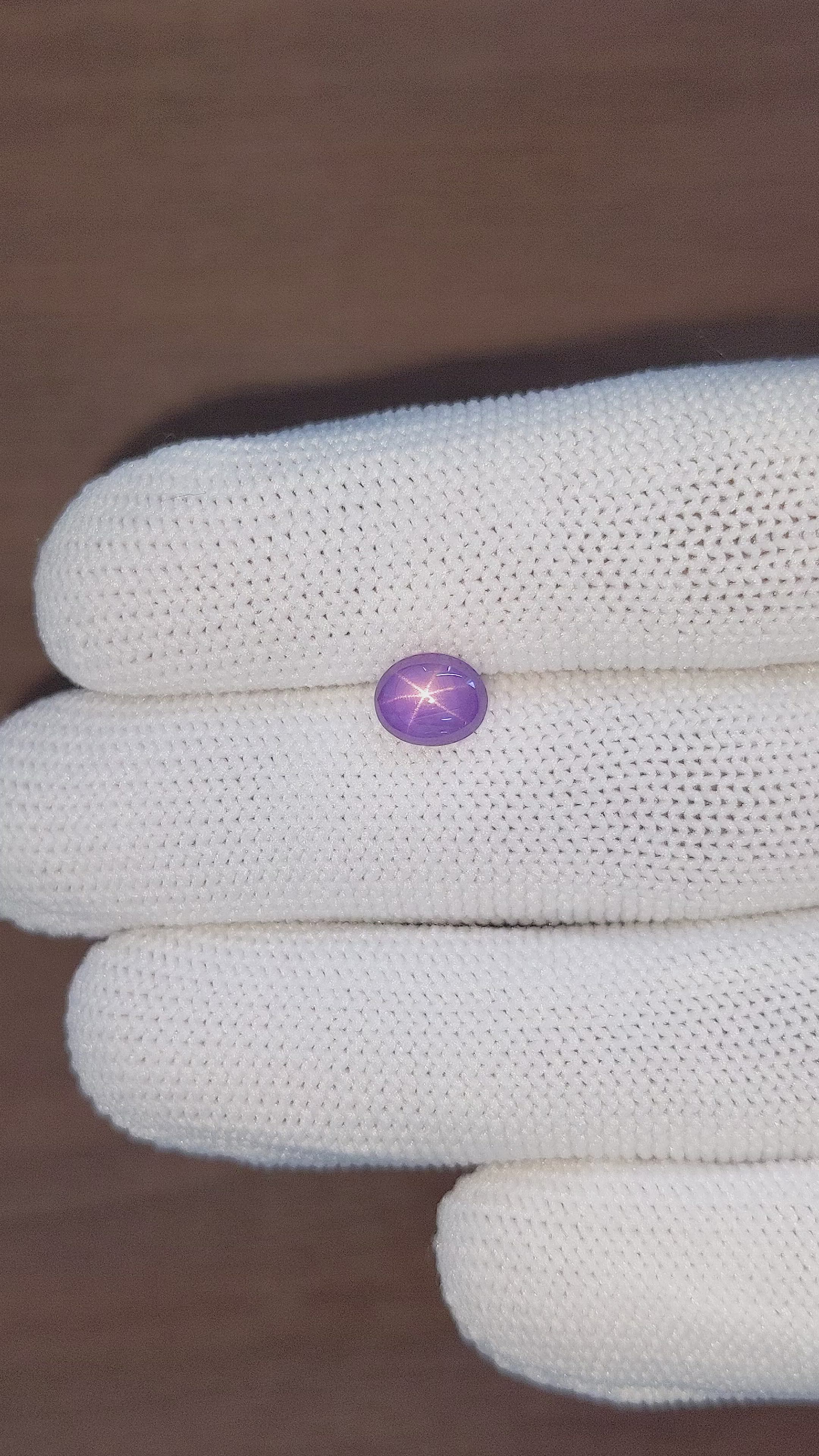 1.81 Ct. Purple Star Sapphire from Madagascar Size Video
