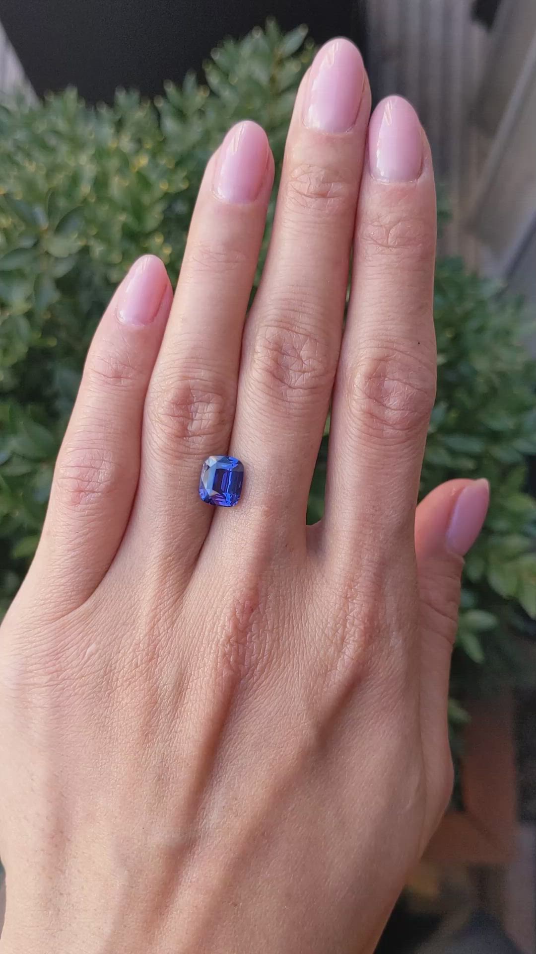 3.00 Ct. Color Change Sapphire from Ceylon (Sri Lanka) Size Video