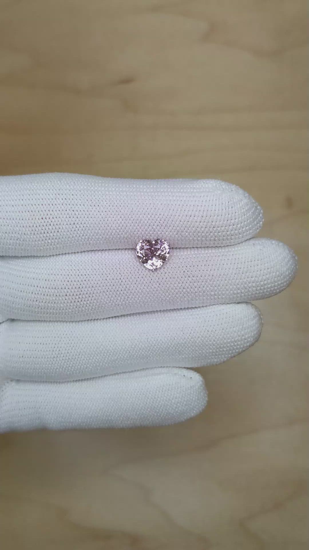 2.19 Ct. Pink Sapphire from Ceylon (Sri Lanka) Size Video