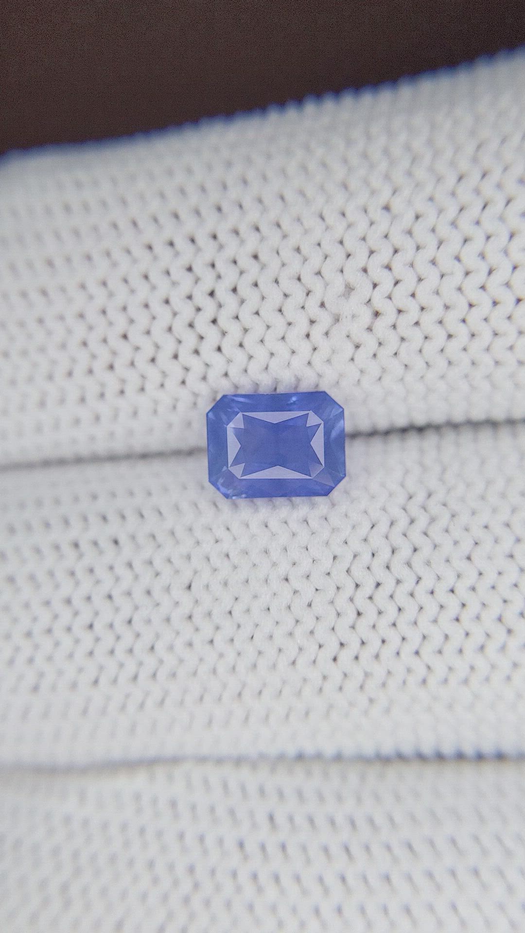 1.62 Ct. Blue Sapphire from Ceylon (Sri Lanka) Size Video