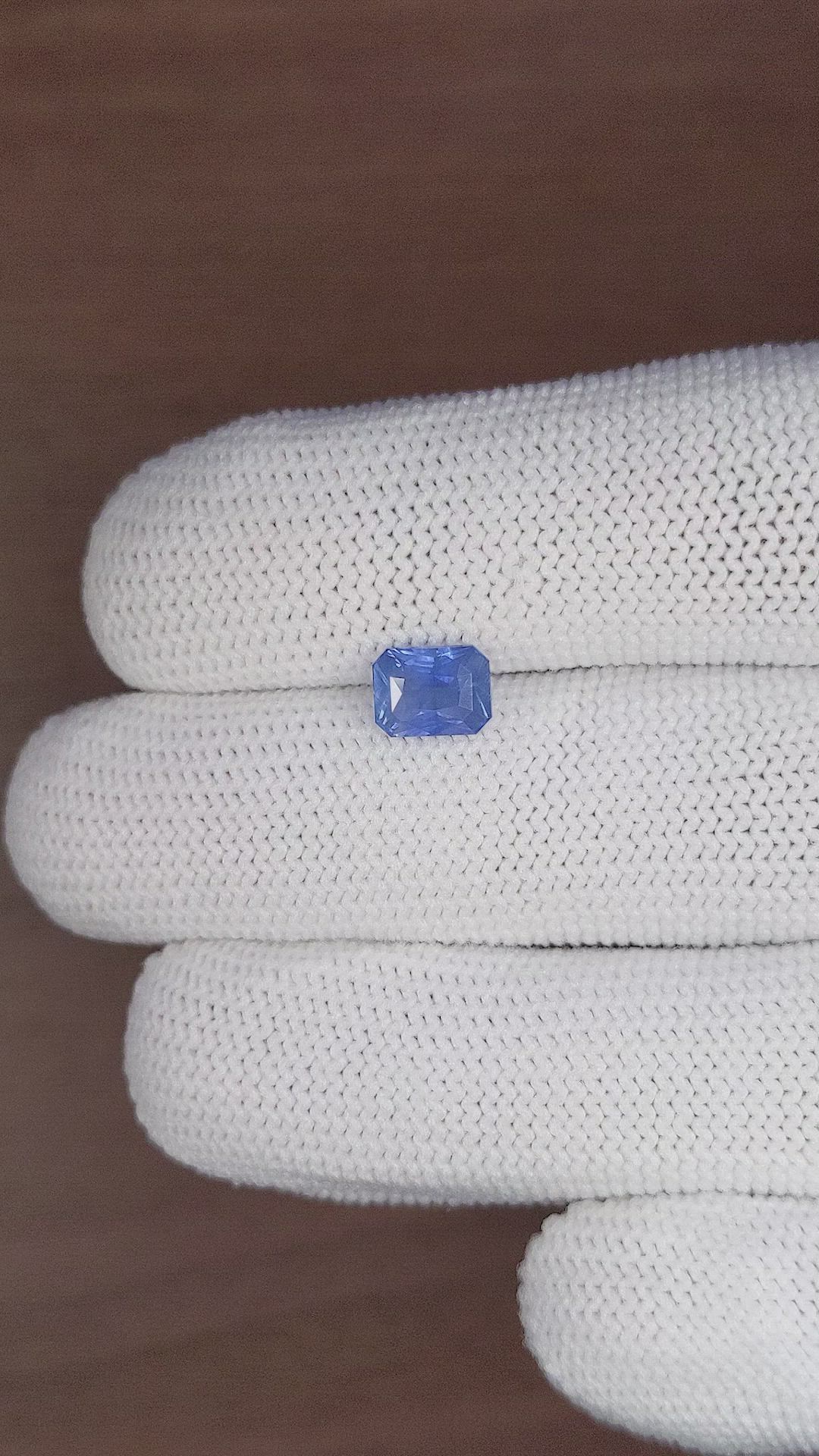 1.62 Ct. Blue Sapphire from Ceylon (Sri Lanka) Size Video