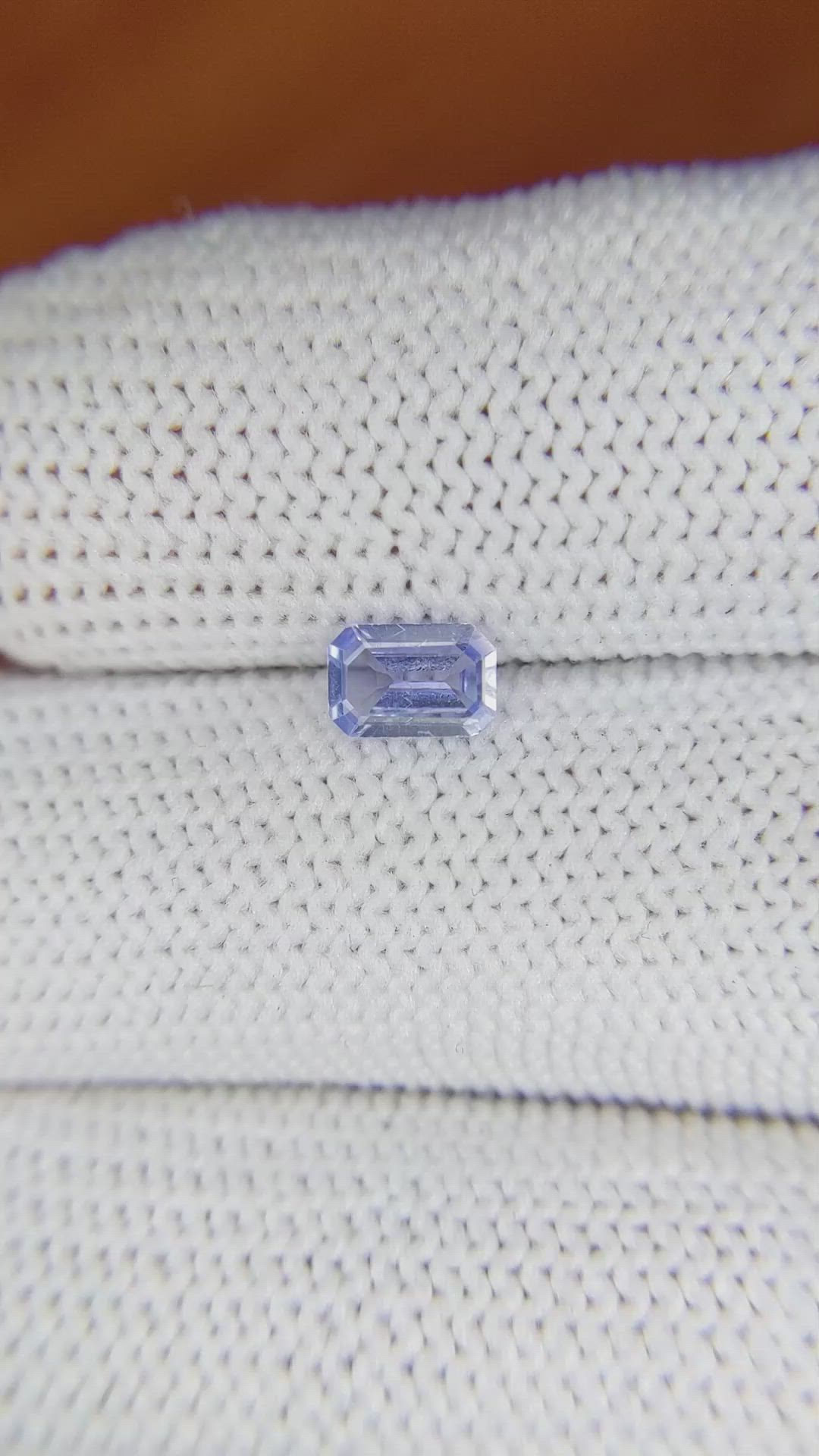 0.50 Ct. Blue Sapphire from Ceylon (Sri Lanka) Size Video