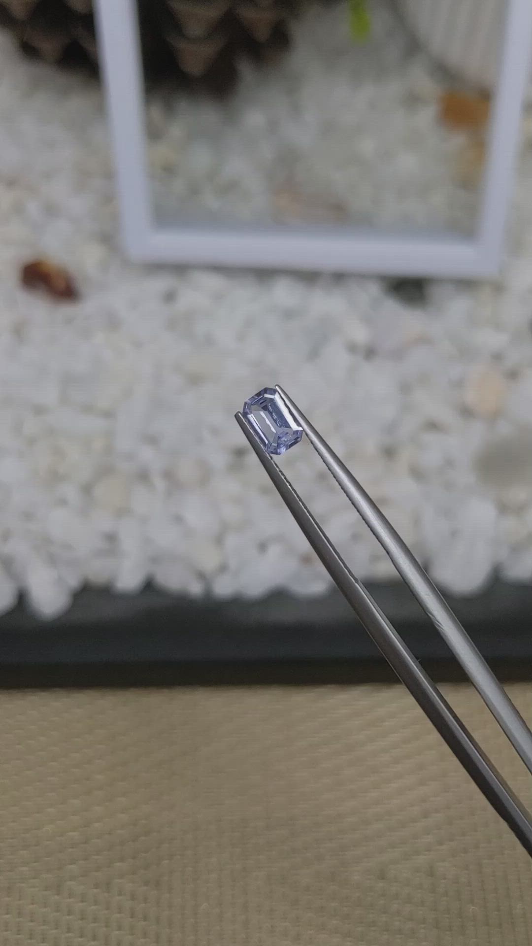 0.50 Ct. Blue Sapphire from Ceylon (Sri Lanka) Size Video