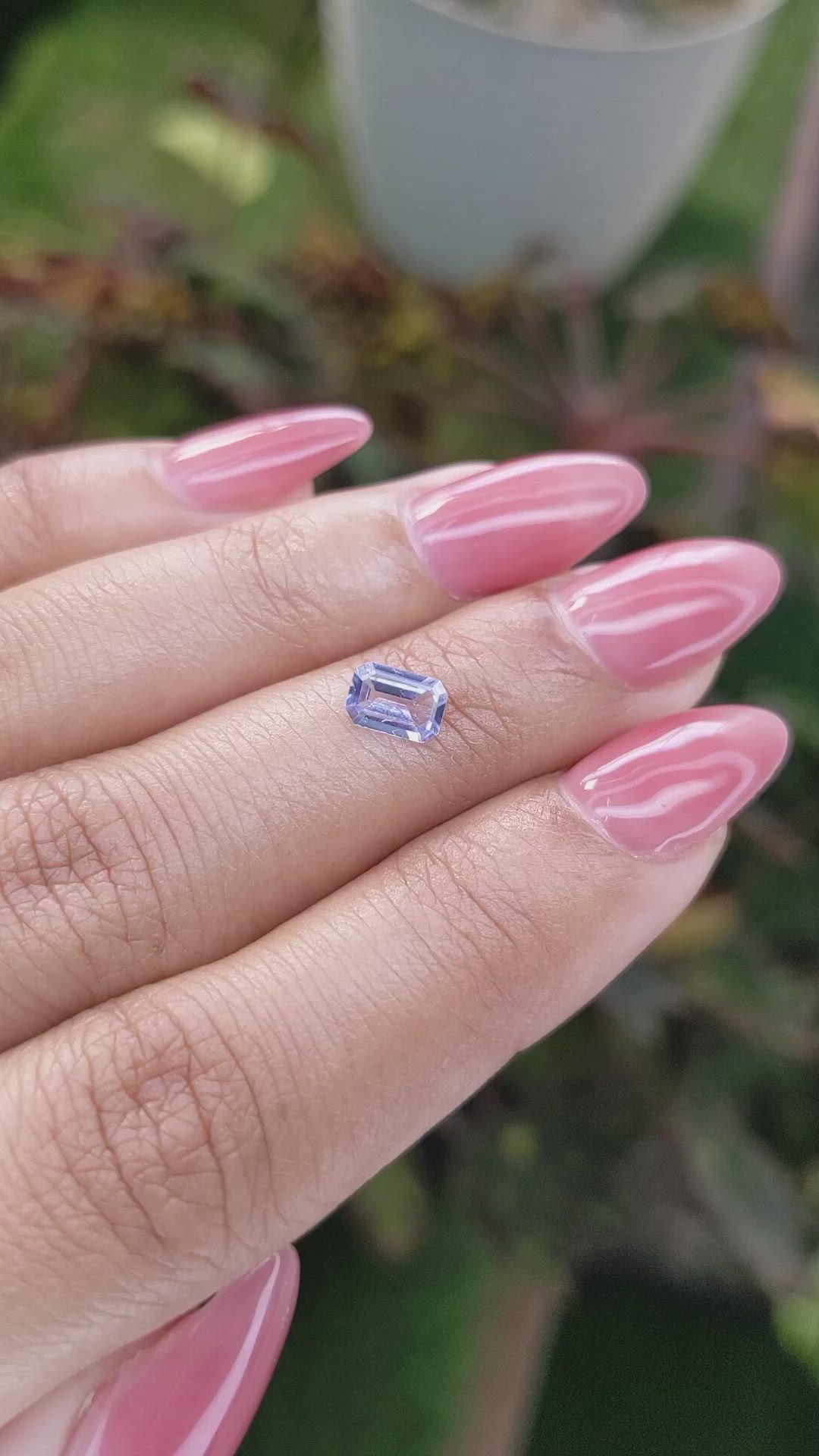 0.50 Ct. Blue Sapphire from Ceylon (Sri Lanka) Size Video