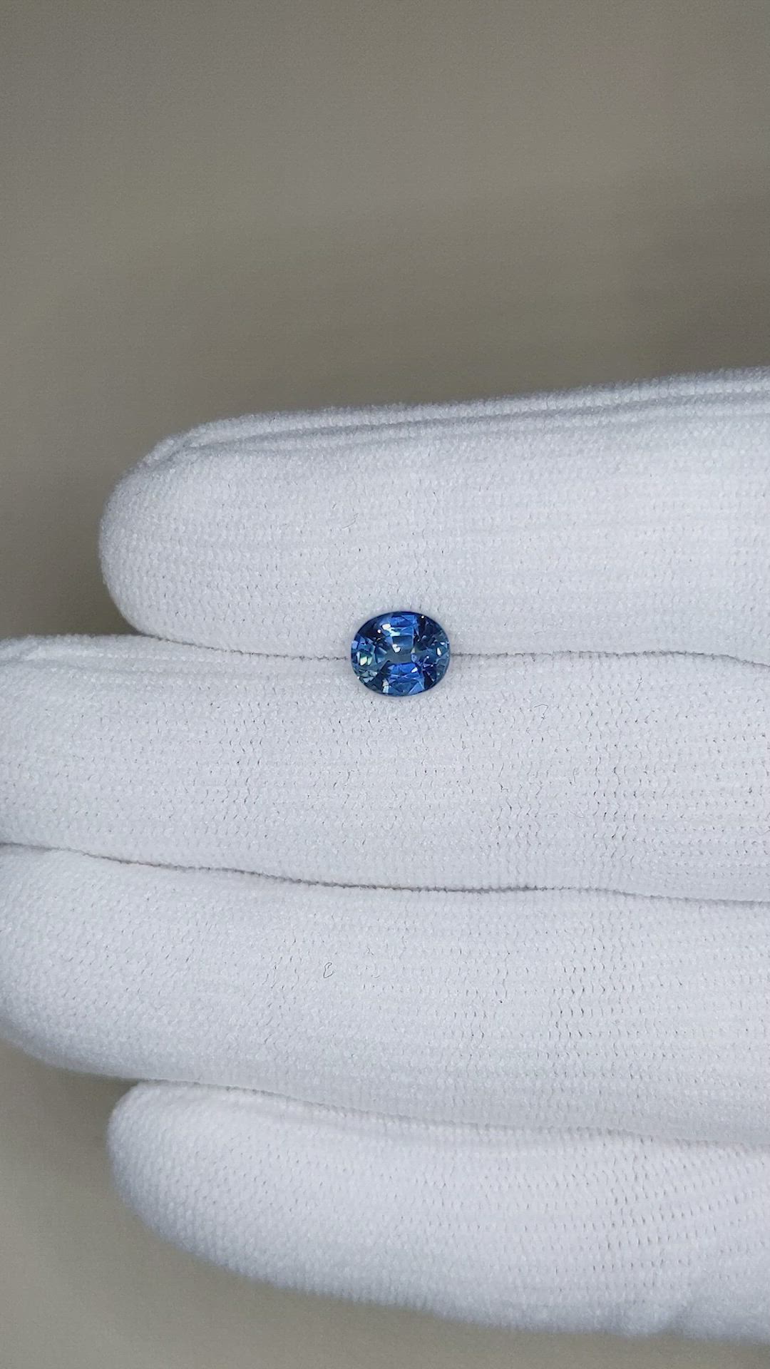 1.48 Ct. Blue Sapphire from Ceylon (Sri Lanka) Size Video