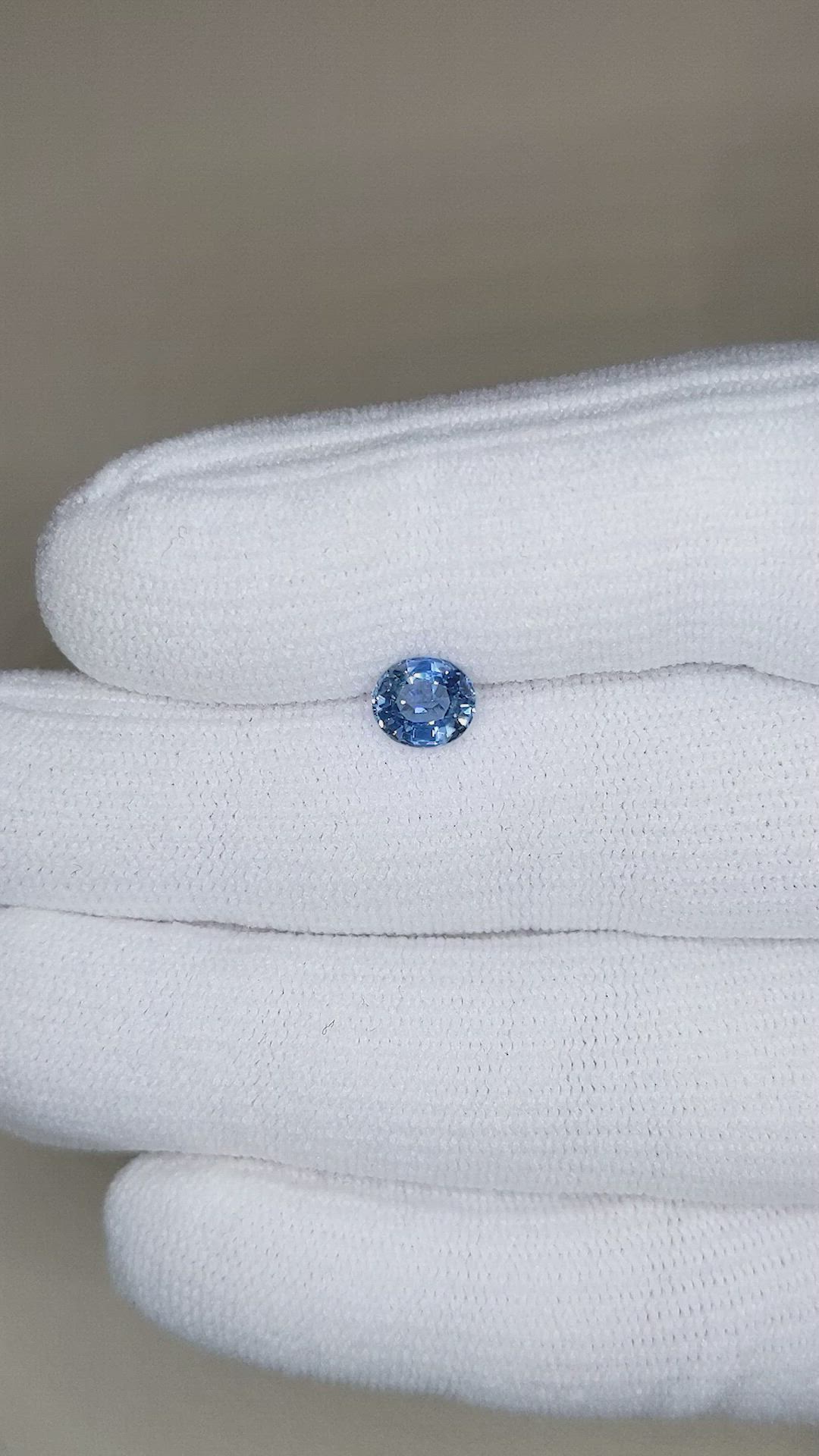 1.13 Ct. Blue Sapphire from Ceylon (Sri Lanka) Size Video