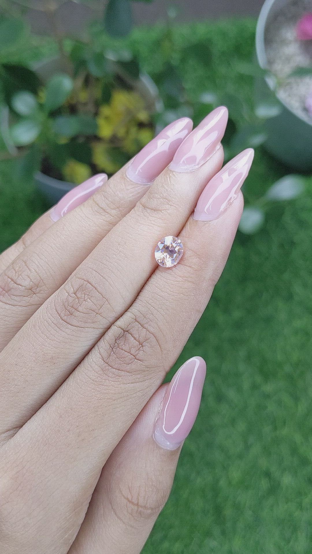 1.62 Ct. Pink Sapphire from Africa Size Video