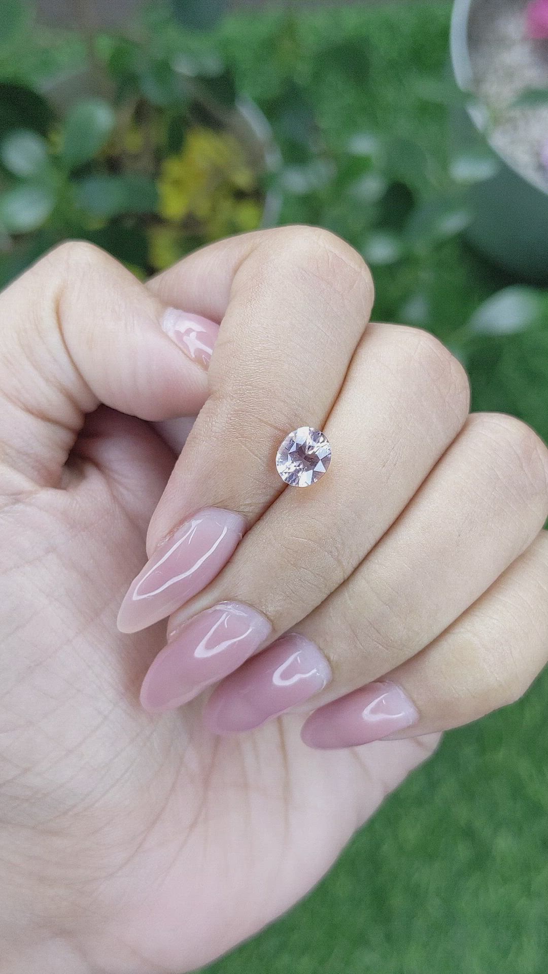 1.62 Ct. Pink Sapphire from Africa Size Video