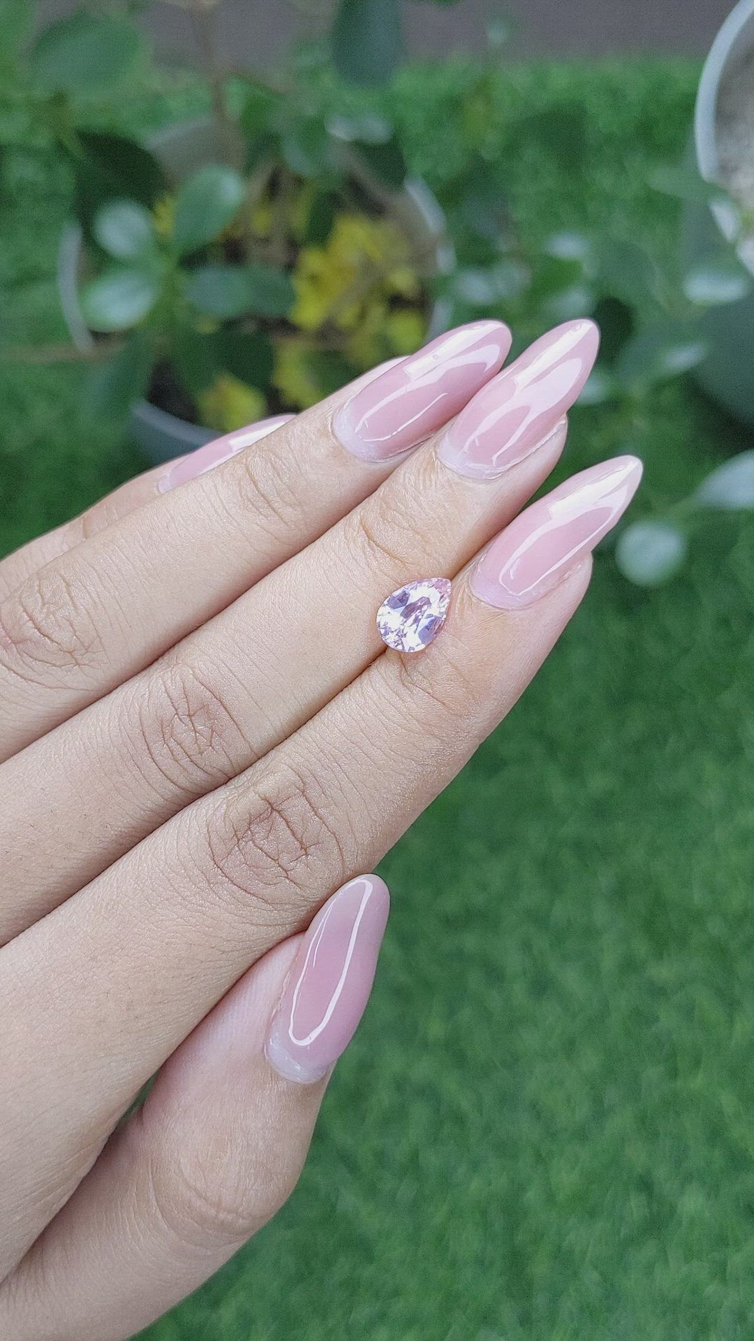1.60 Ct. Pink Sapphire from Africa Size Video