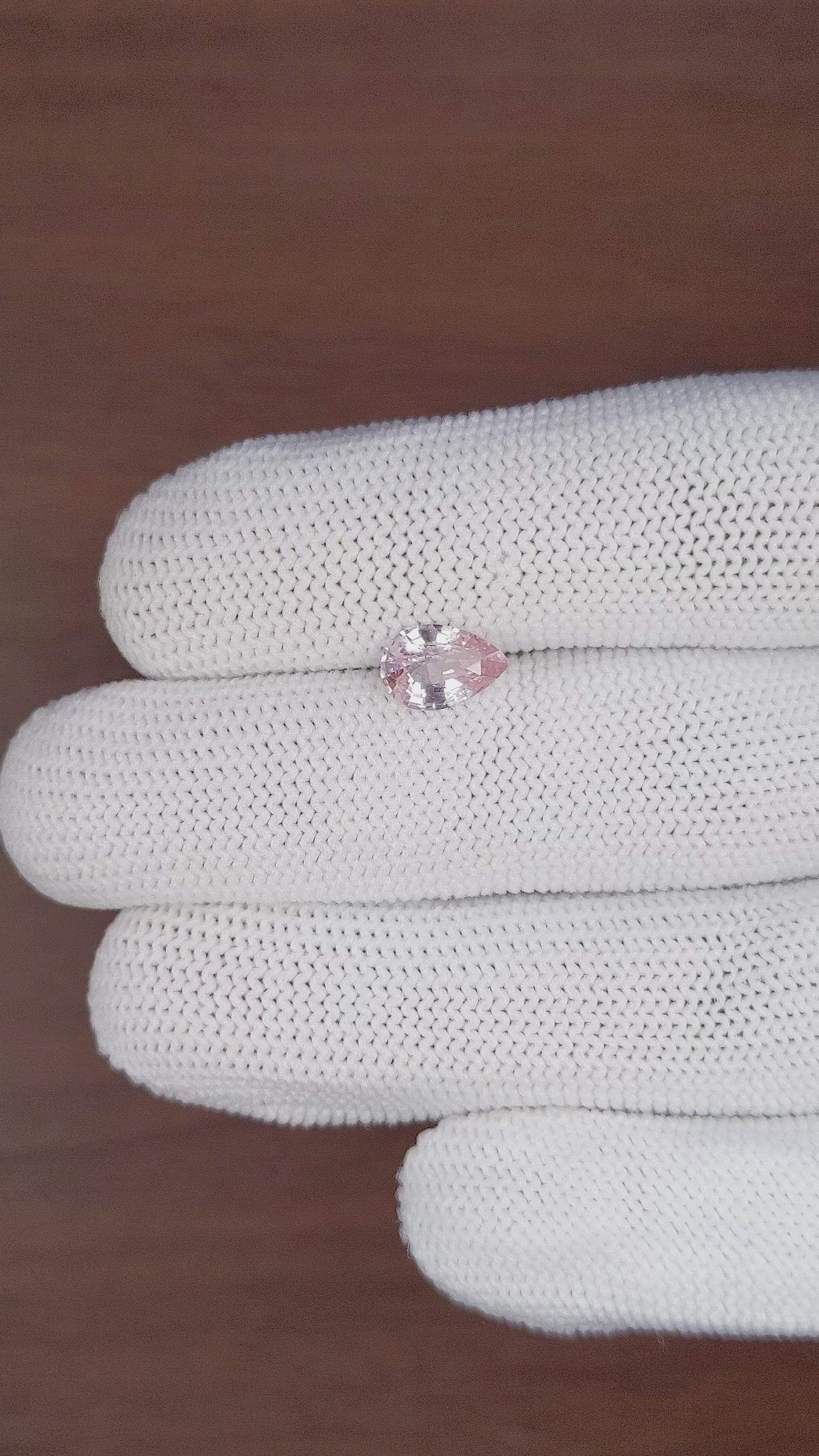 1.60 Ct. Pink Sapphire from Africa Size Video