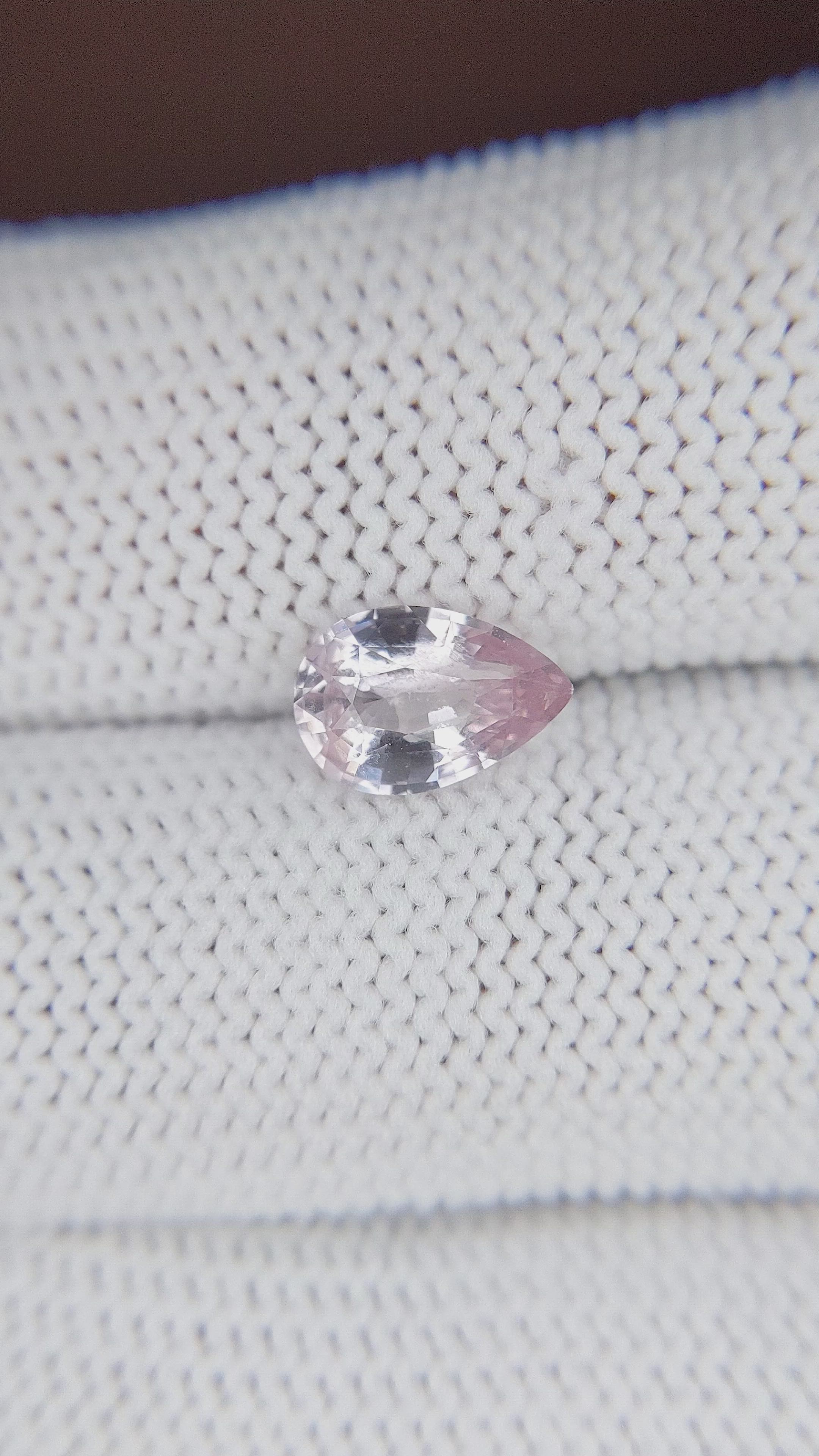 1.60 Ct. Pink Sapphire from Africa Size Video