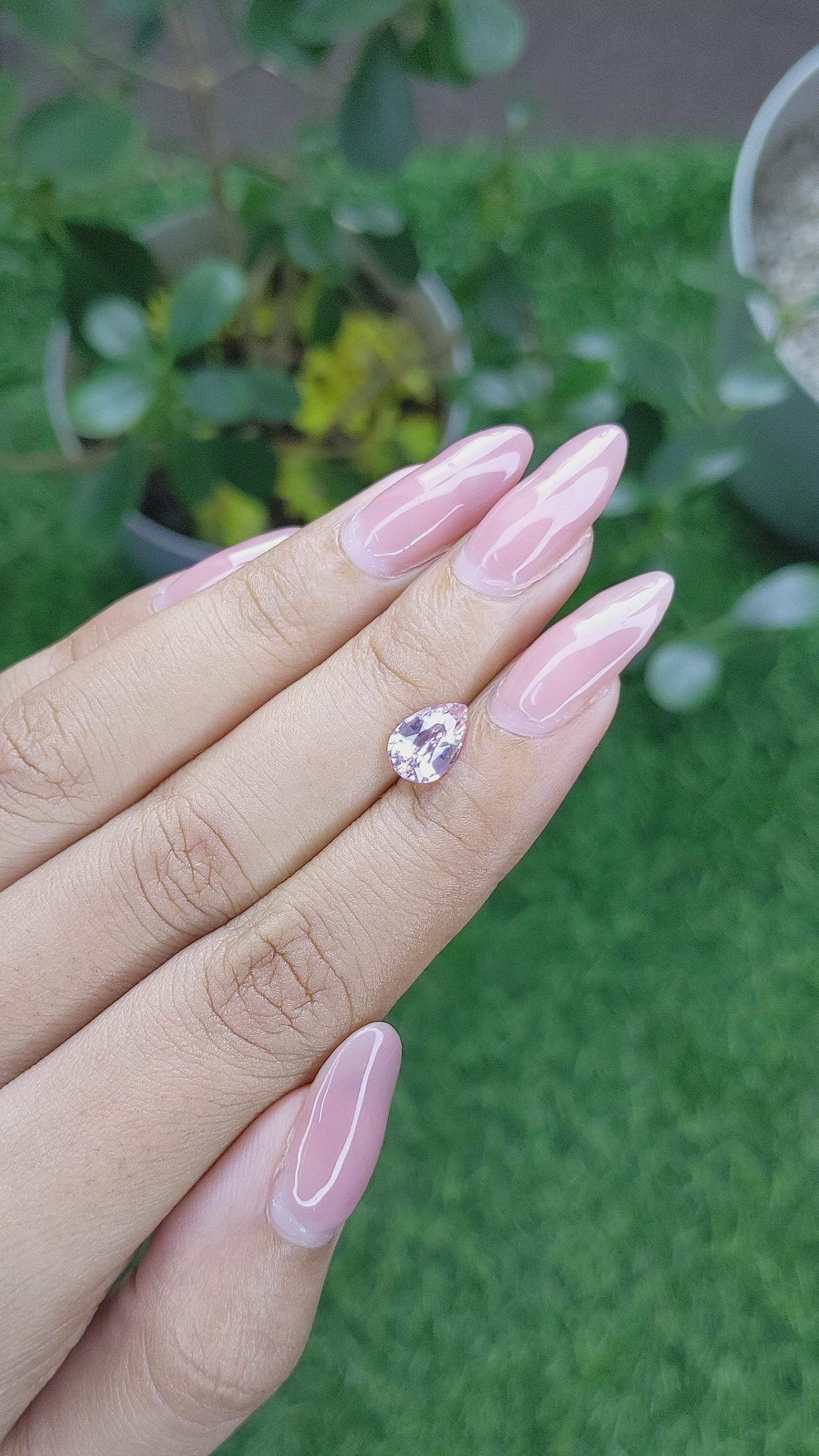 1.60 Ct. Pink Sapphire from Africa Size Video