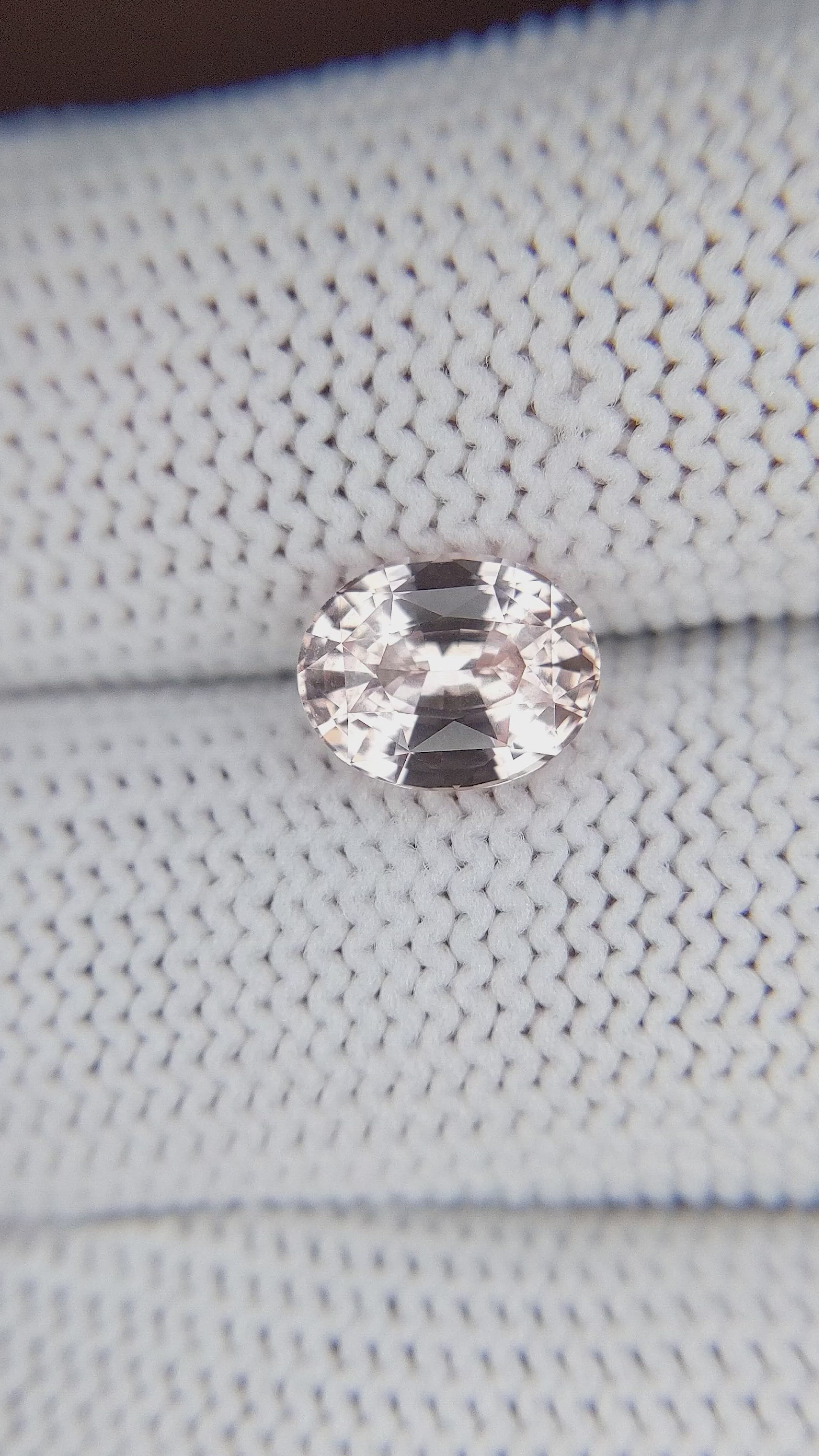 2.25 Ct. Pink Sapphire from Africa Size Video