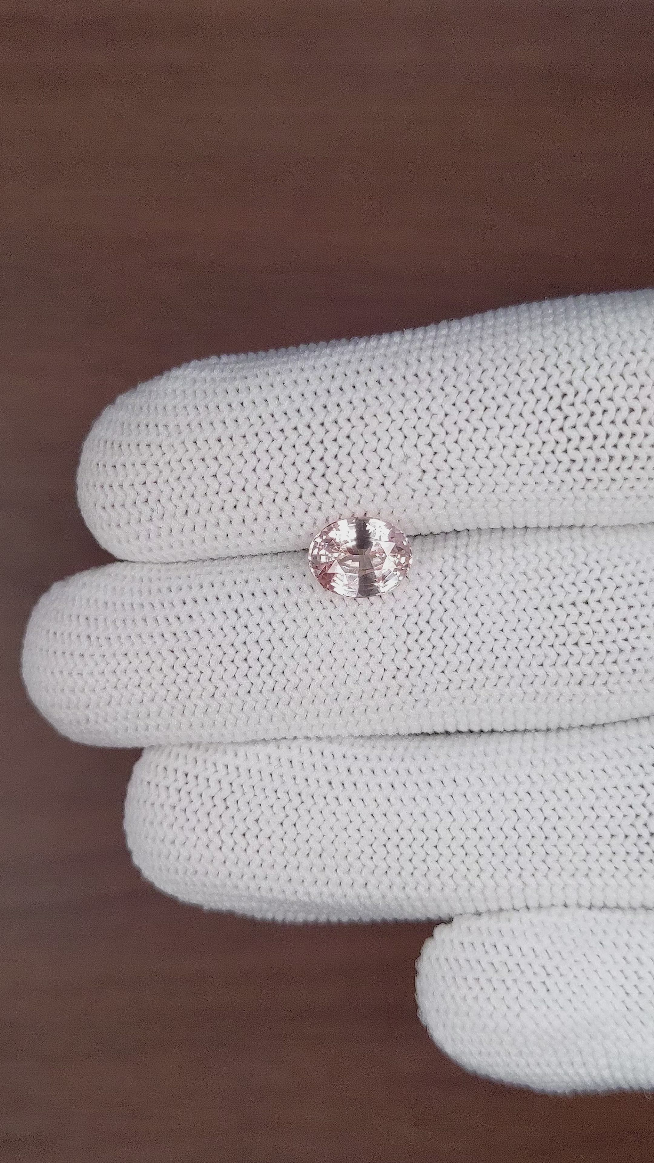 2.25 Ct. Pink Sapphire from Africa Size Video