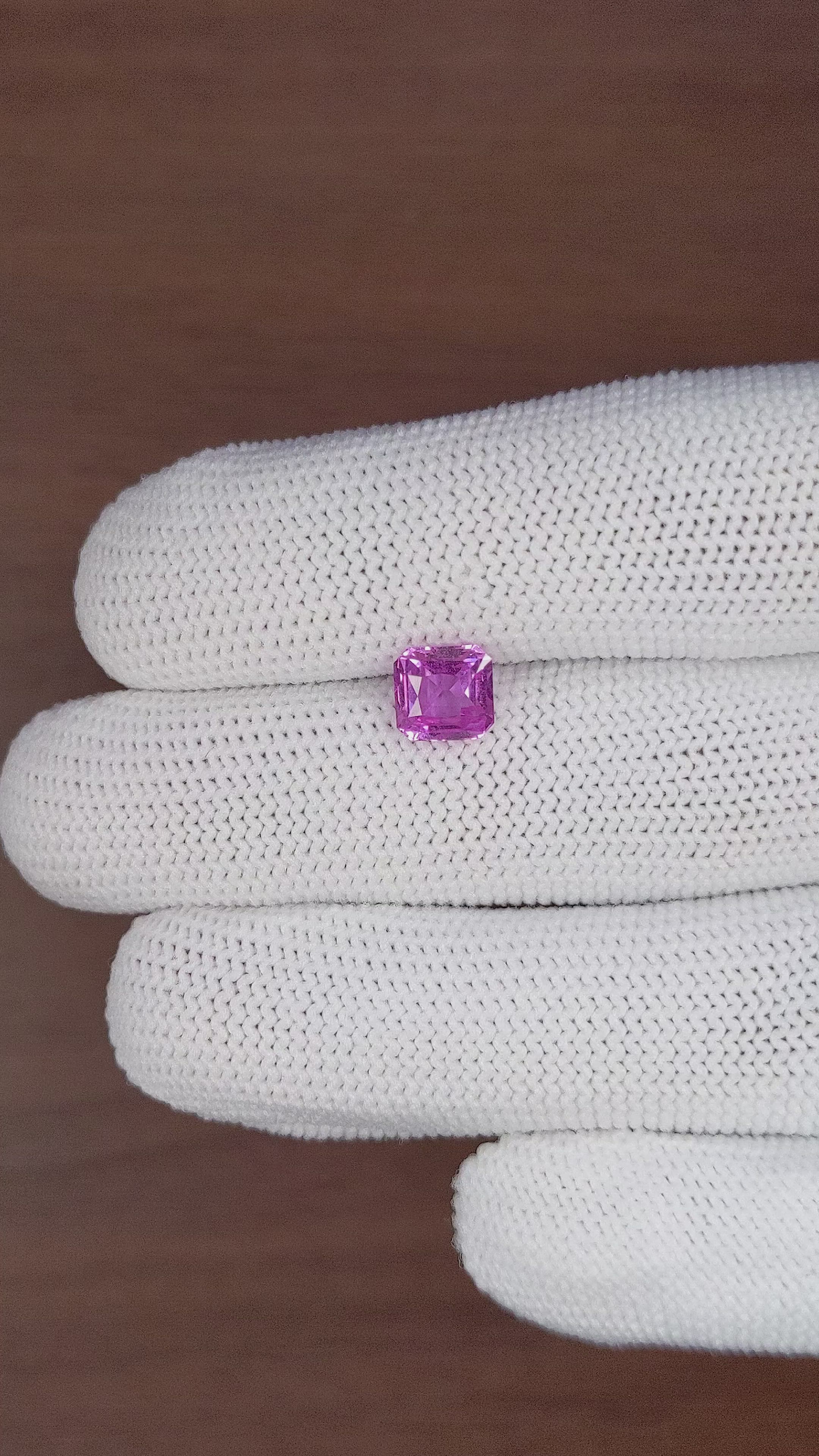 2.06 Ct. Purplish Pink Sapphire from Africa Size Video