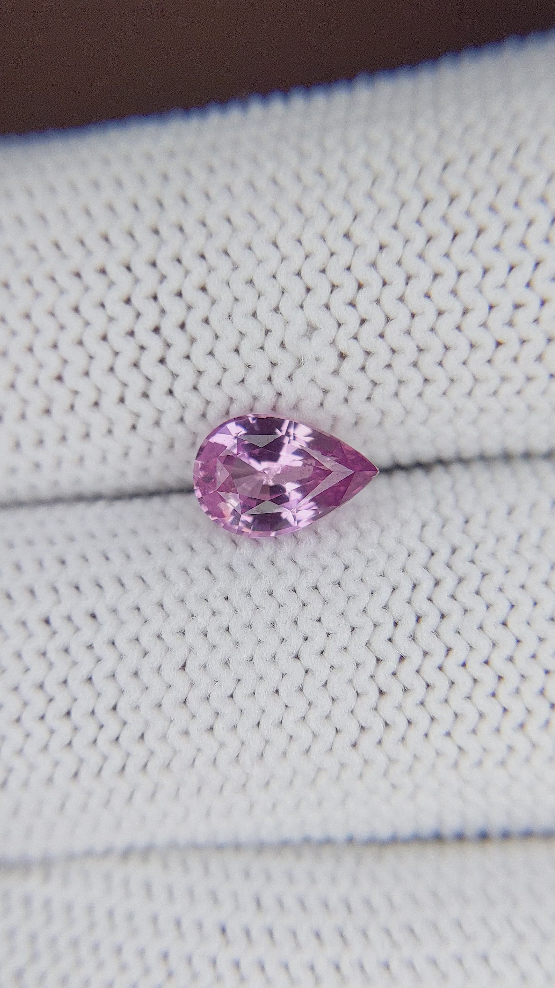 1.34 Ct. Purplish Pink Sapphire from Africa Size Video