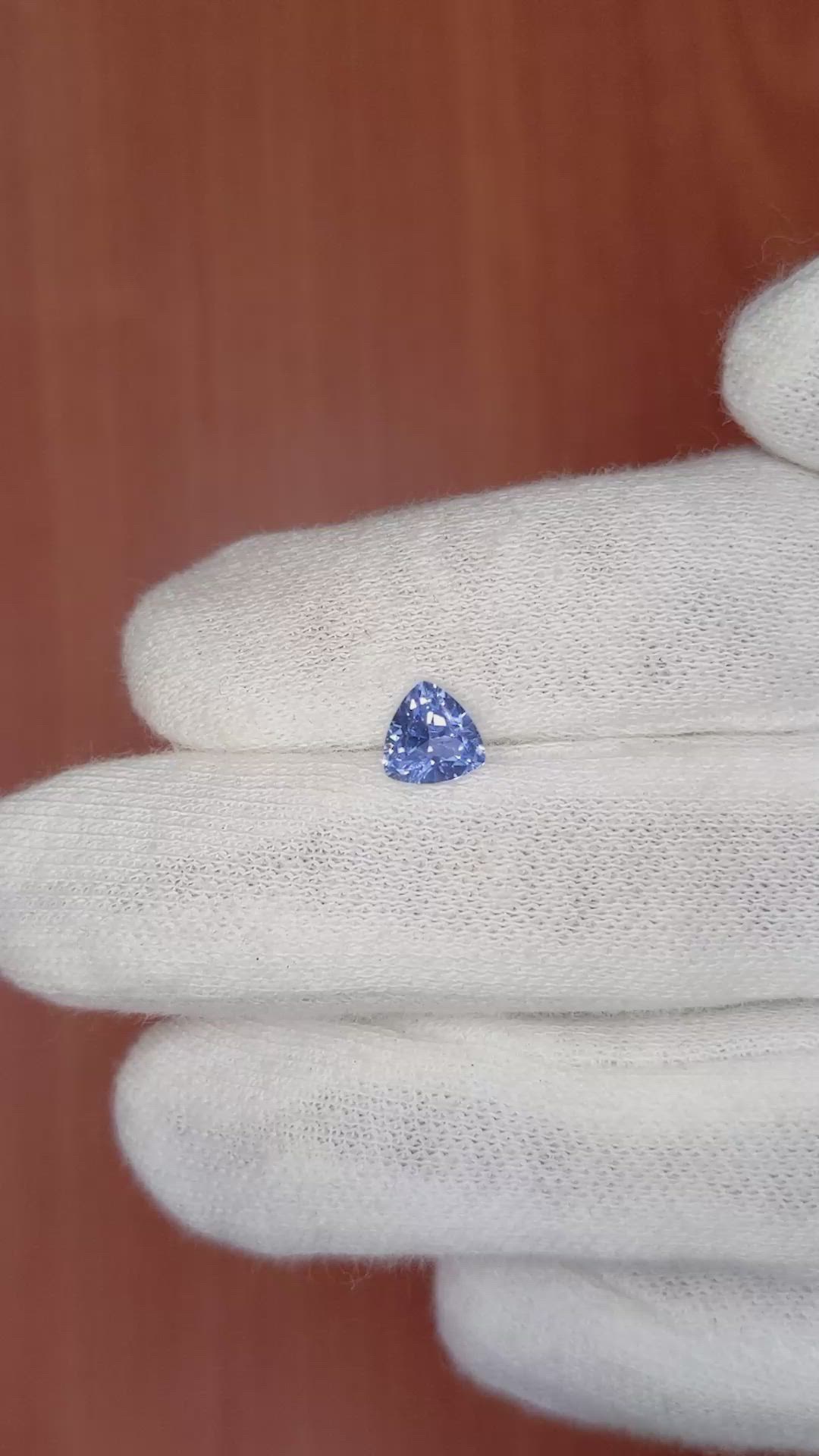 0.77 Ct. Blue Sapphire from Ceylon (Sri Lanka) Size Video