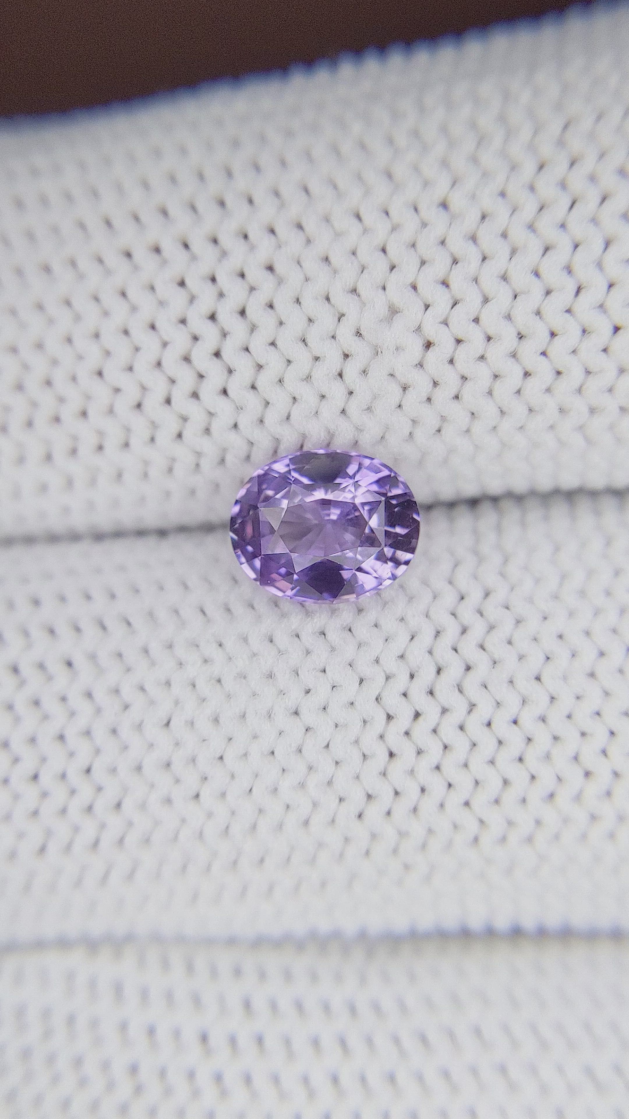 1.51 Ct. Bluish Purple Sapphire from Africa Size Video
