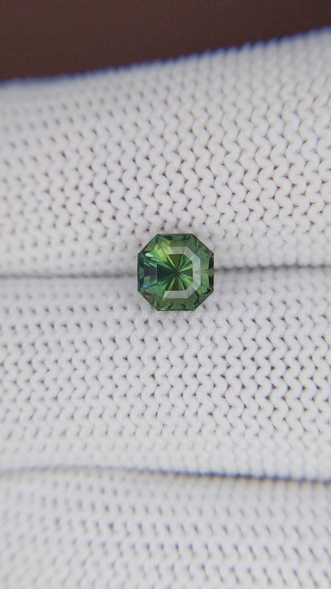 1.58 Ct. Bluish Green Sapphire from Australia Size Video