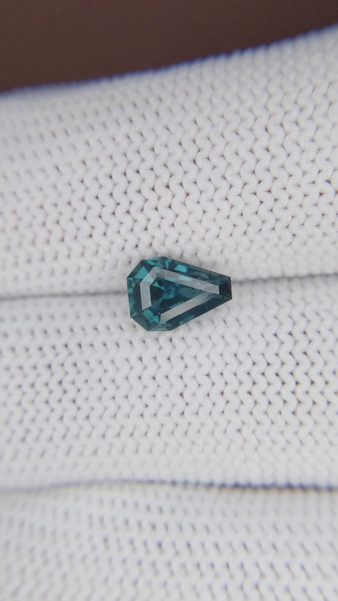 1.38 Ct. Greenish Blue Sapphire from Australia Size Video