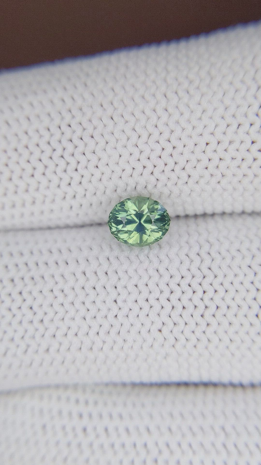 1.19 Ct. Bluish Green Sapphire from Montana Size Video