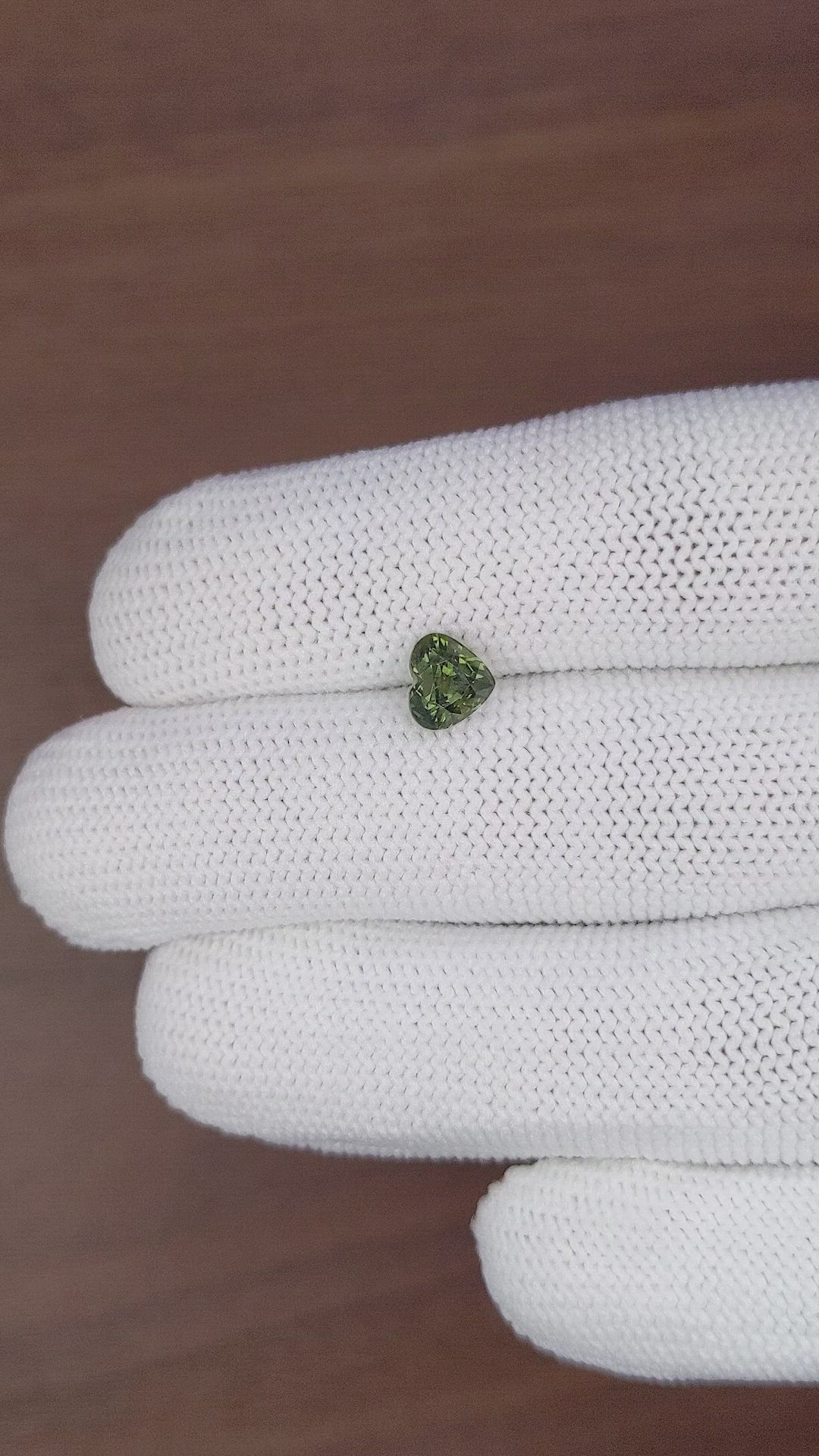 1.48 Ct. Green Sapphire from Australia Size Video