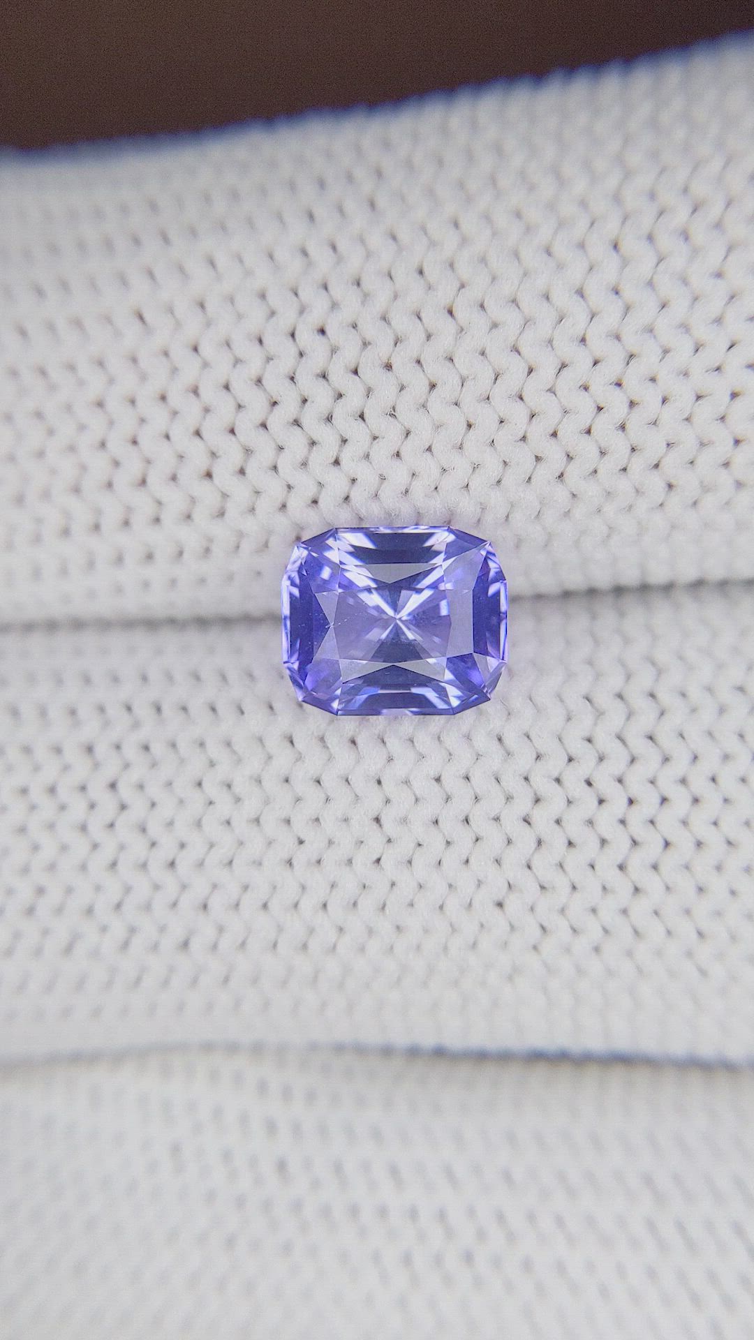 2.15 Ct. Violet Sapphire from Madagascar Size Video