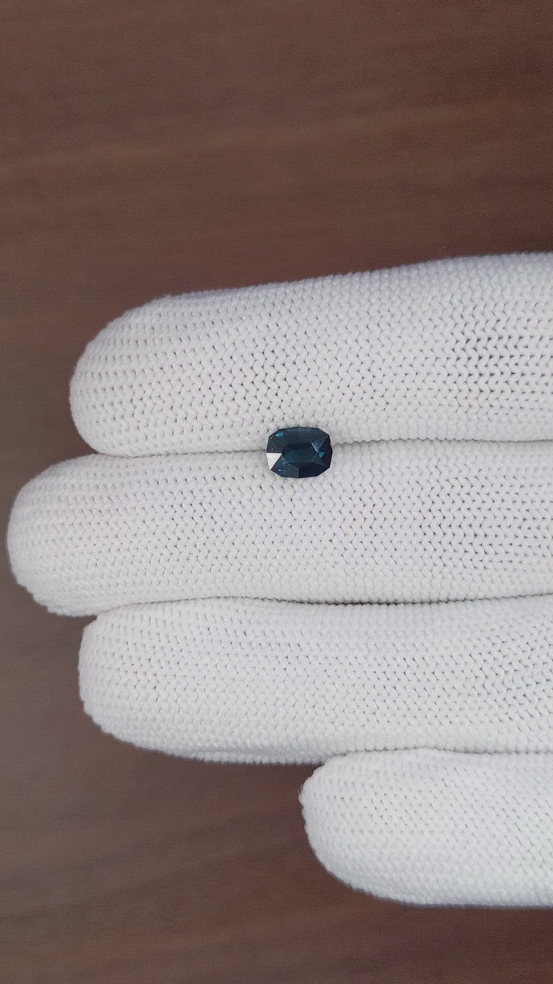1.14 Ct. Greenish Blue Sapphire from Australia Size Video