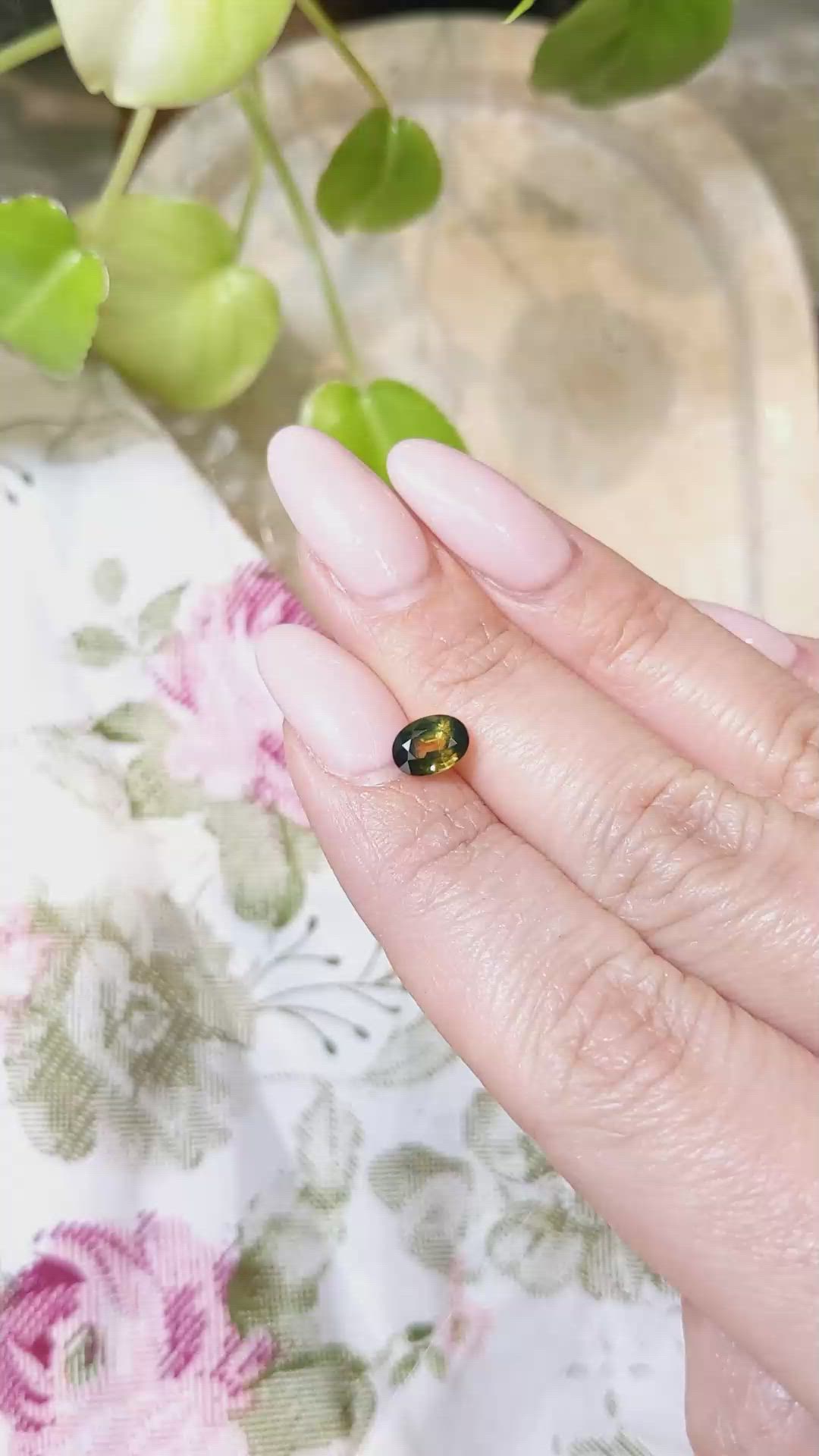 1.25 Ct. Bi Color Sapphire from Thailand Size Video