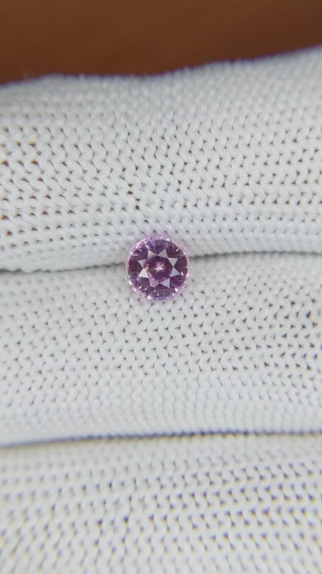 1.03 Ct. Pink Sapphire from Ceylon (Sri Lanka) Size Video