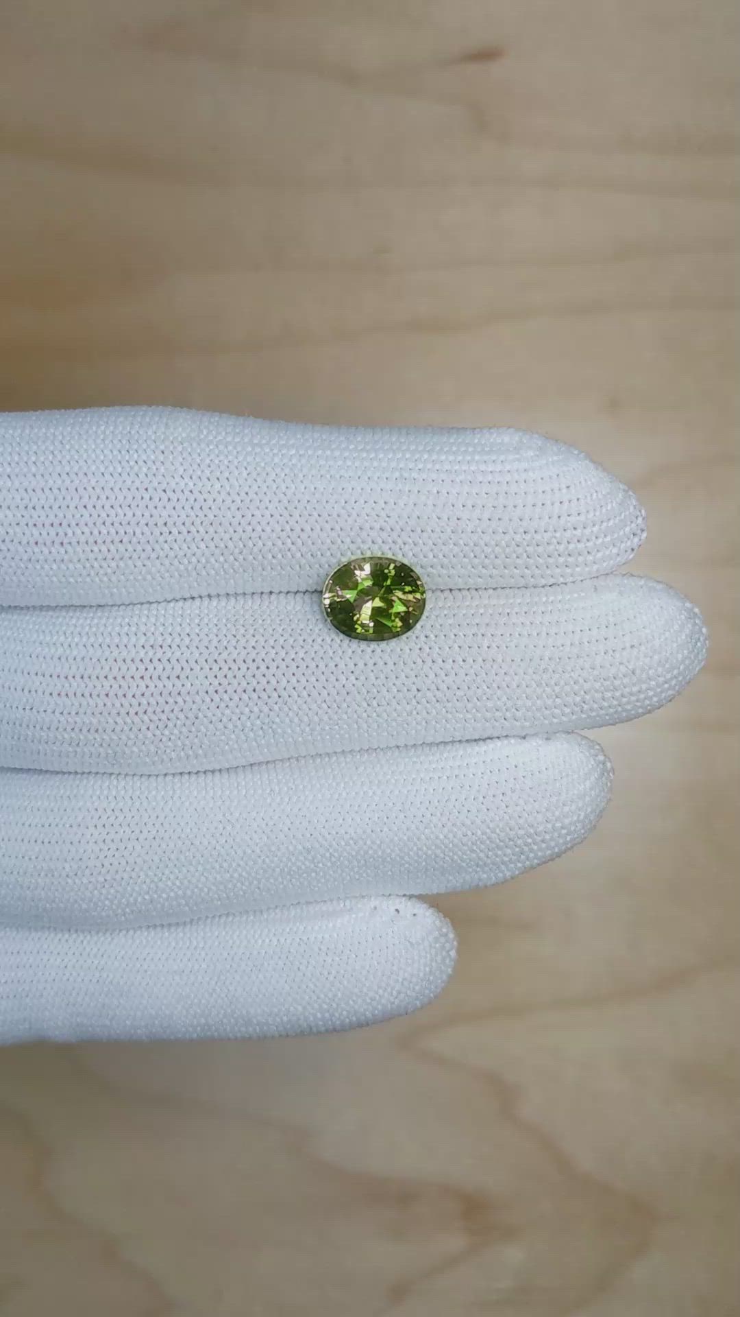 3.20 Ct. Bi Color Sapphire from Madagascar Size Video