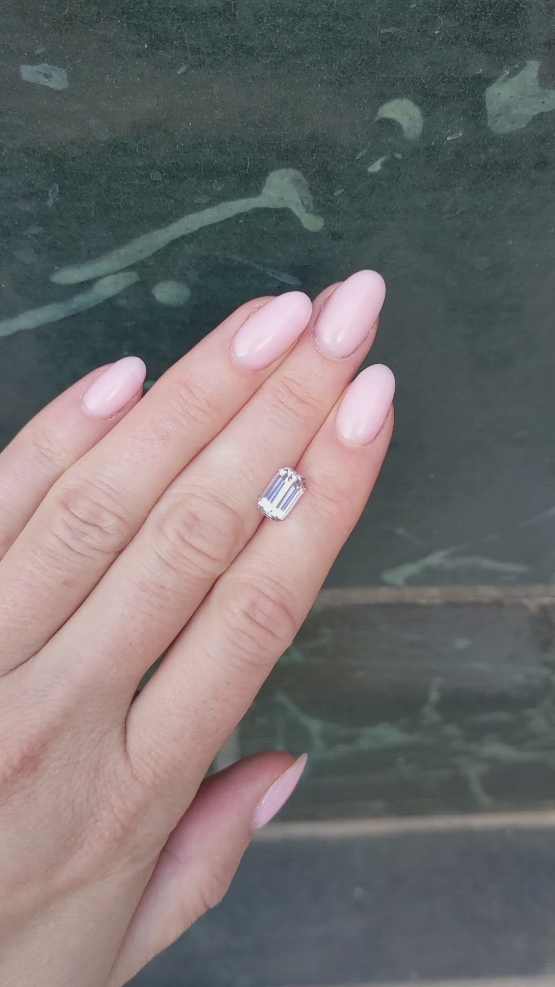 2.53 Ct. Pink Sapphire from Ceylon (Sri Lanka) Size Video