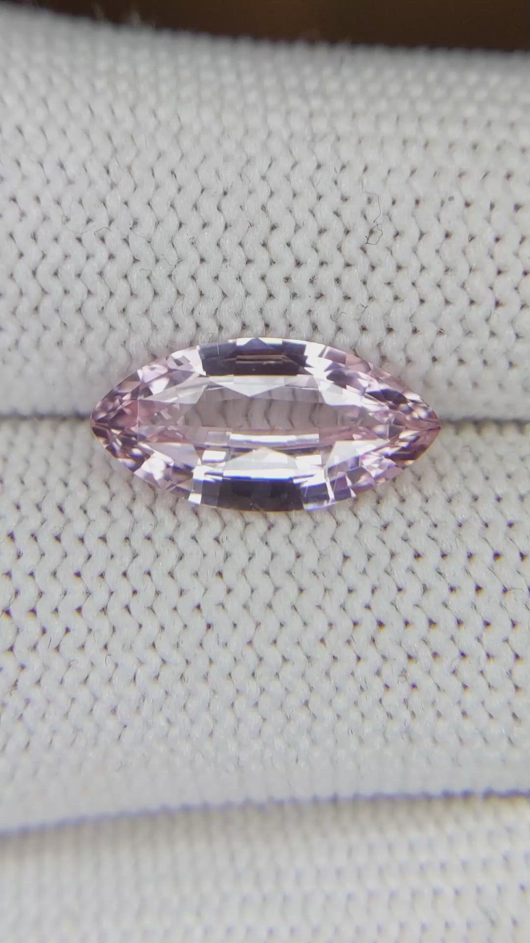 3.17 Ct. Padparadscha Sapphire from Madagascar Size Video