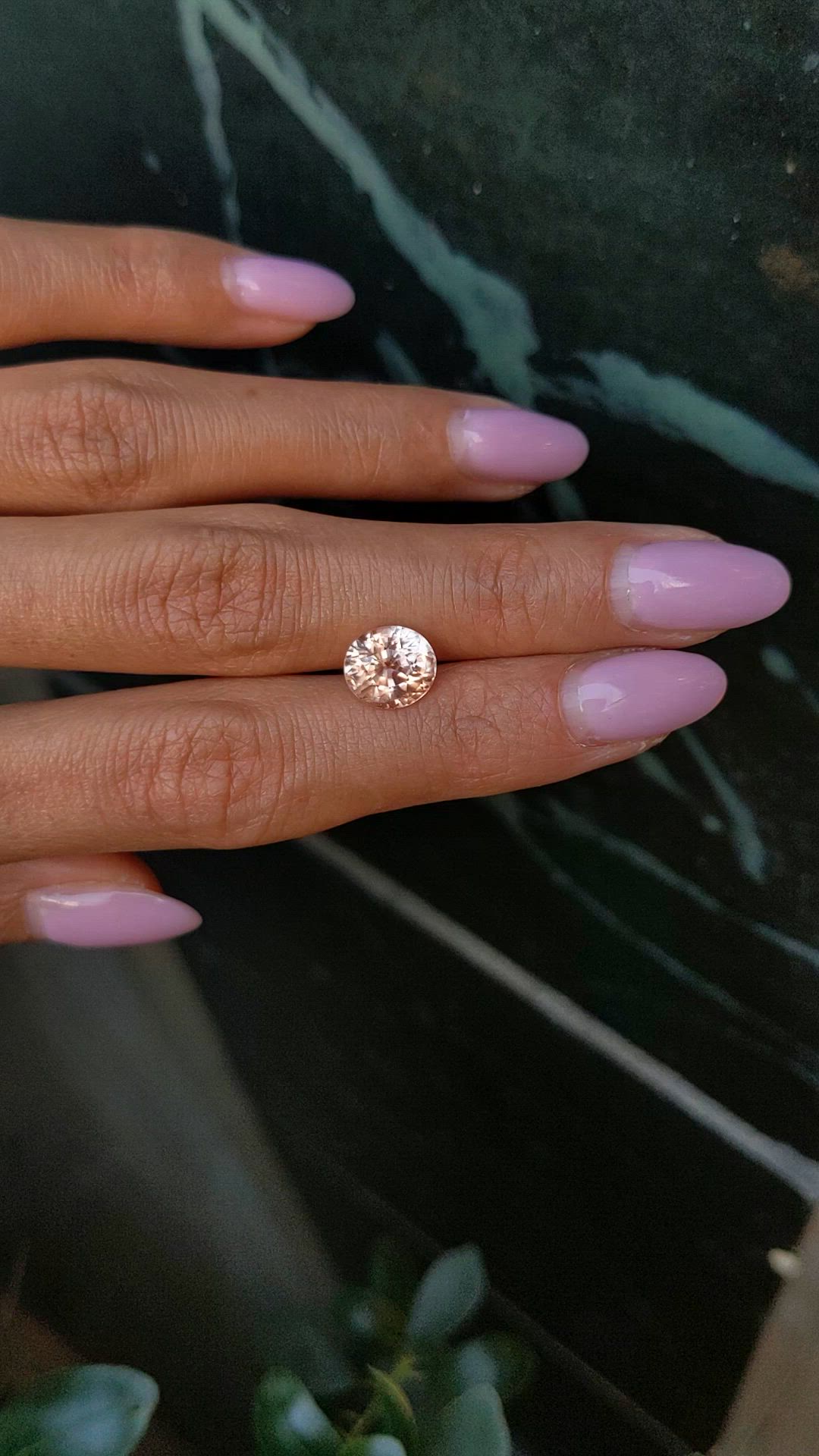 3.57 Ct. Padparadscha Sapphire from Madagascar Size Video