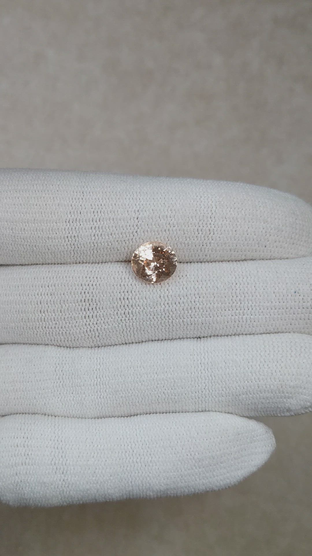 3.57 Ct. Padparadscha Sapphire from Madagascar Size Video