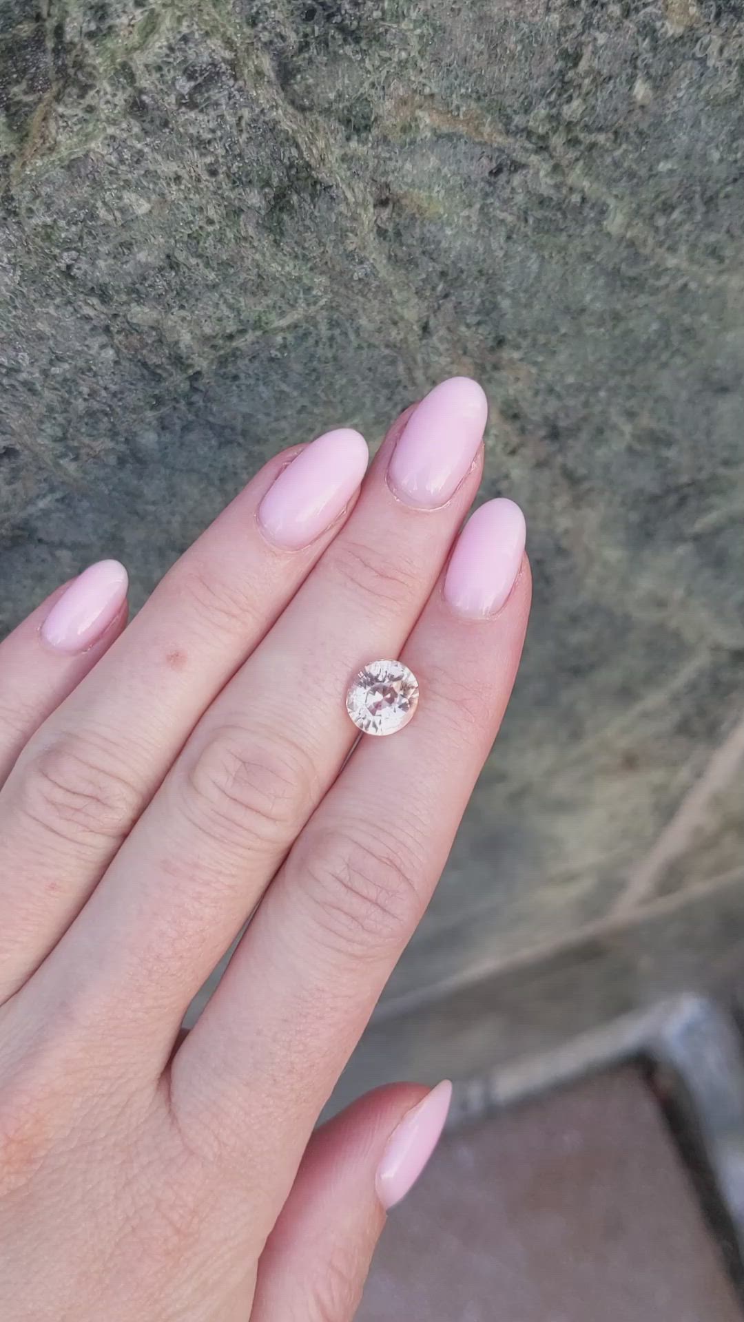 3.57 Ct. Padparadscha Sapphire from Madagascar Size Video