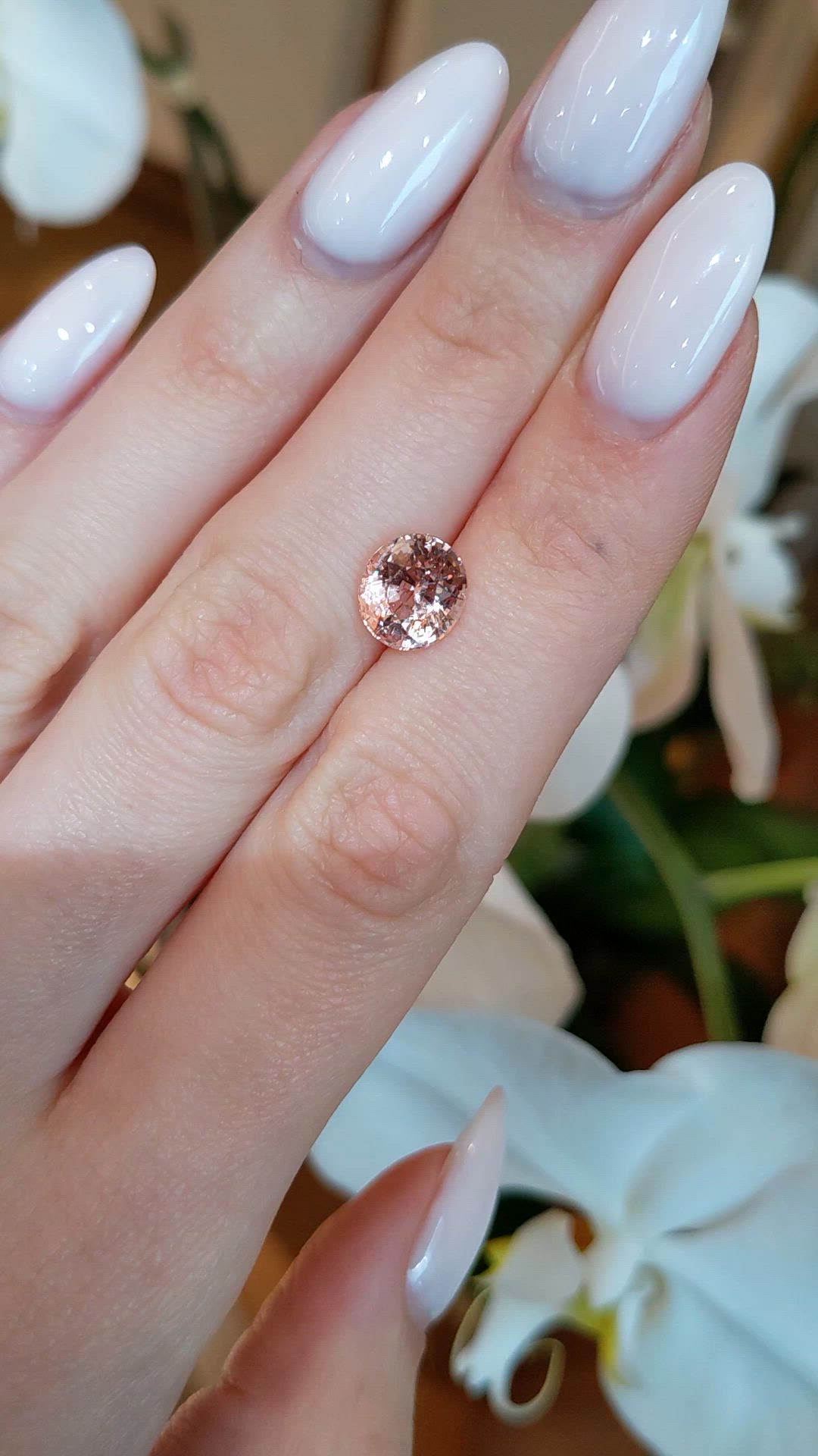 3.57 Ct. Padparadscha Sapphire from Madagascar Size Video