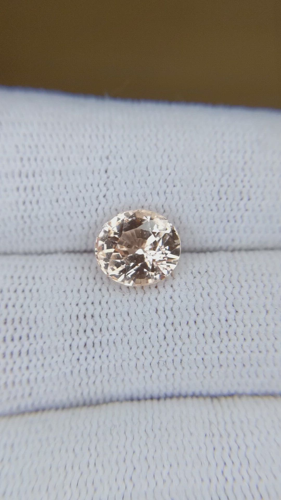 3.57 Ct. Padparadscha Sapphire from Madagascar Size Video