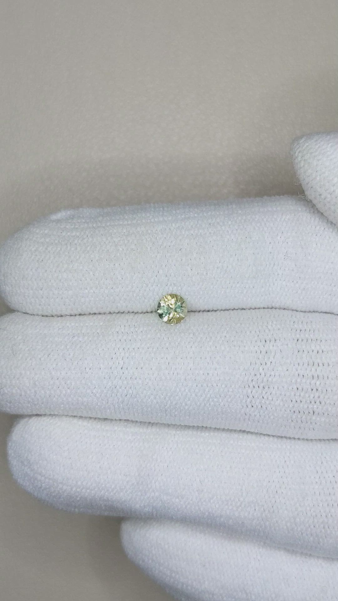 0.29 Ct. Bi Color Sapphire from Montana Size Video