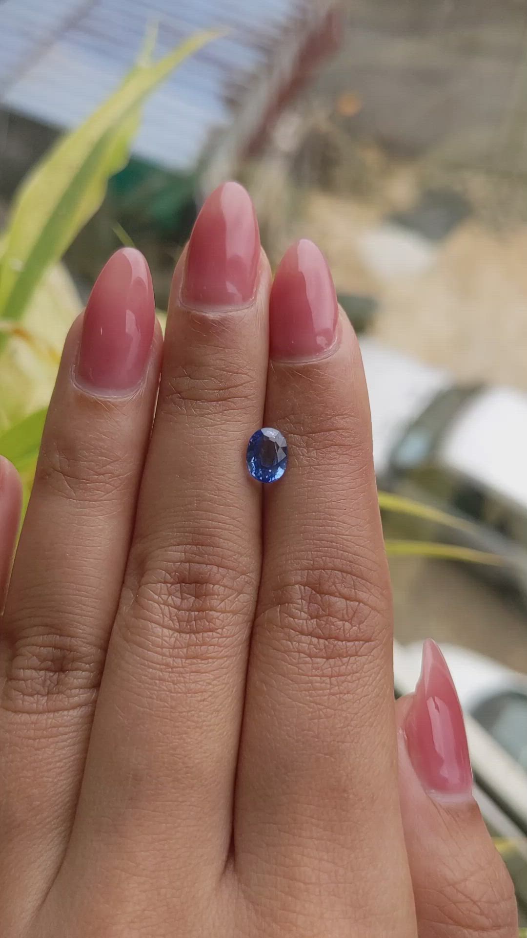 1.40 Ct. Blue Sapphire from Ceylon (Sri Lanka) Size Video