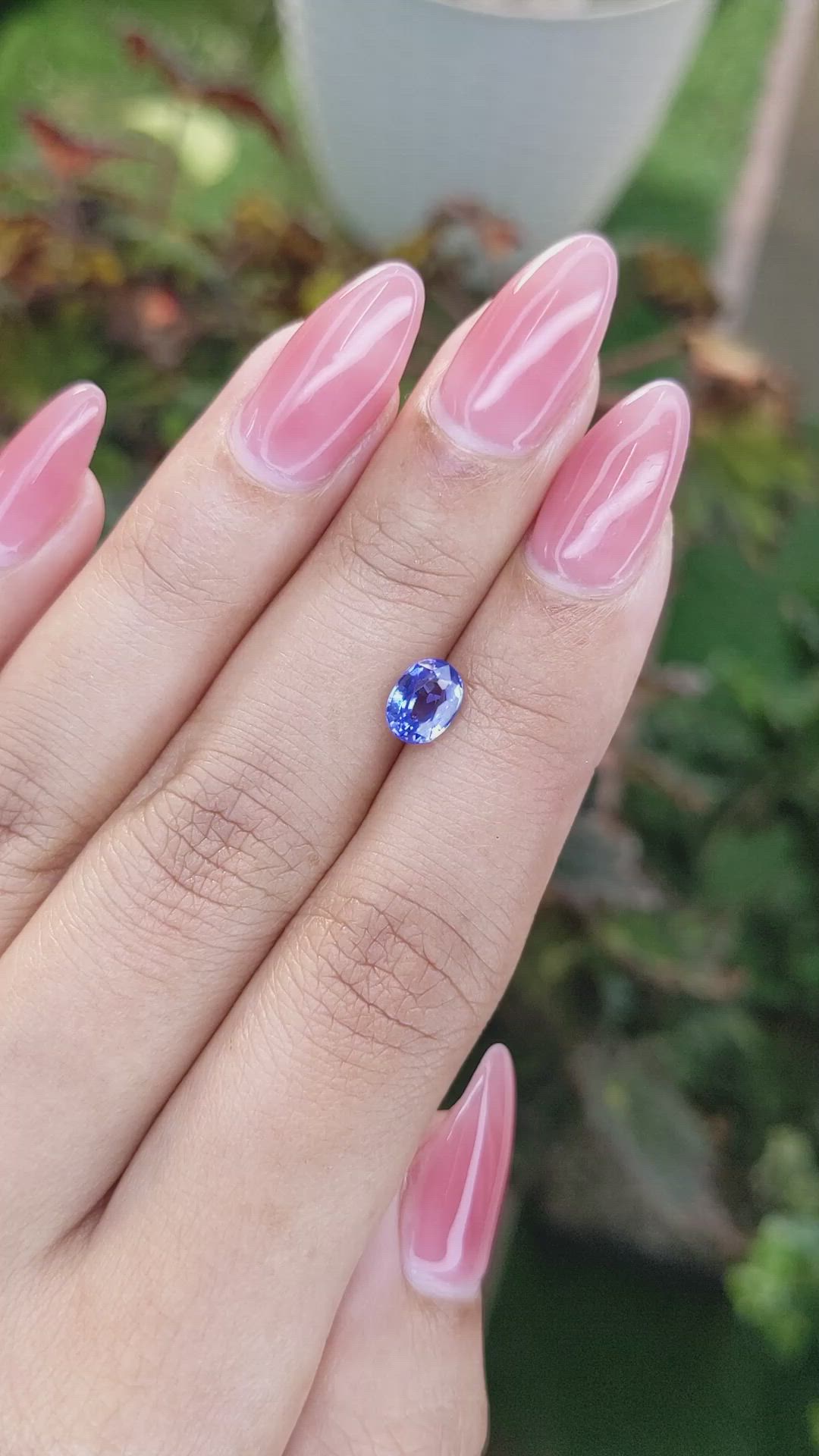 1.40 Ct. Blue Sapphire from Ceylon (Sri Lanka) Size Video