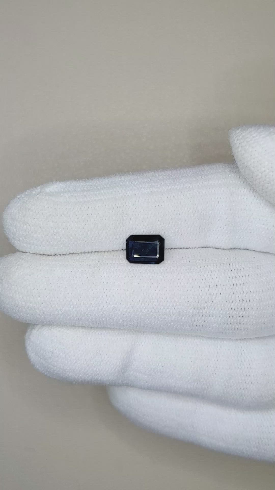 1.01 Ct. Blue Sapphire from Australia Size Video