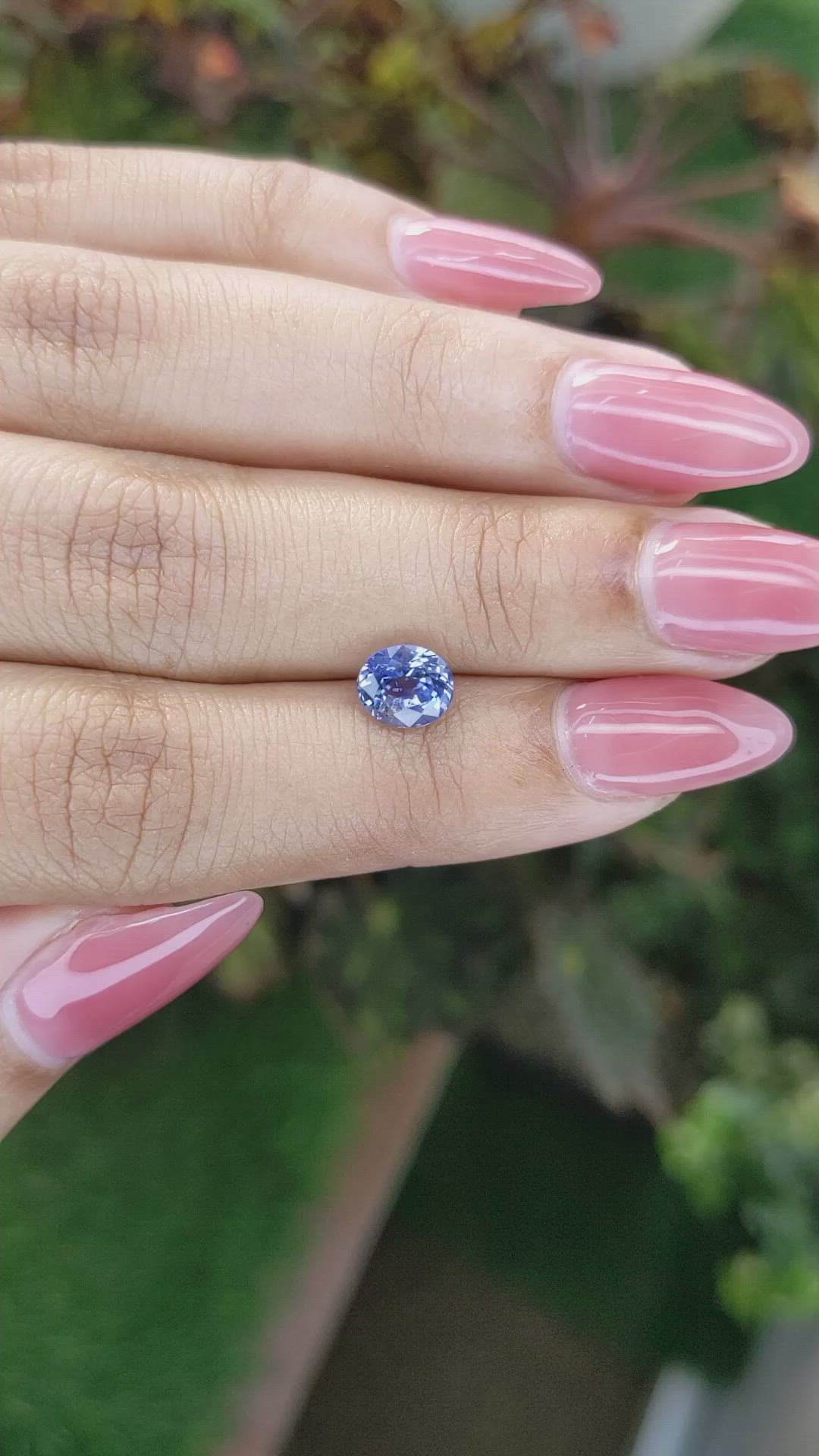 1.61 Ct. Blue Sapphire from Ceylon (Sri Lanka) Size Video